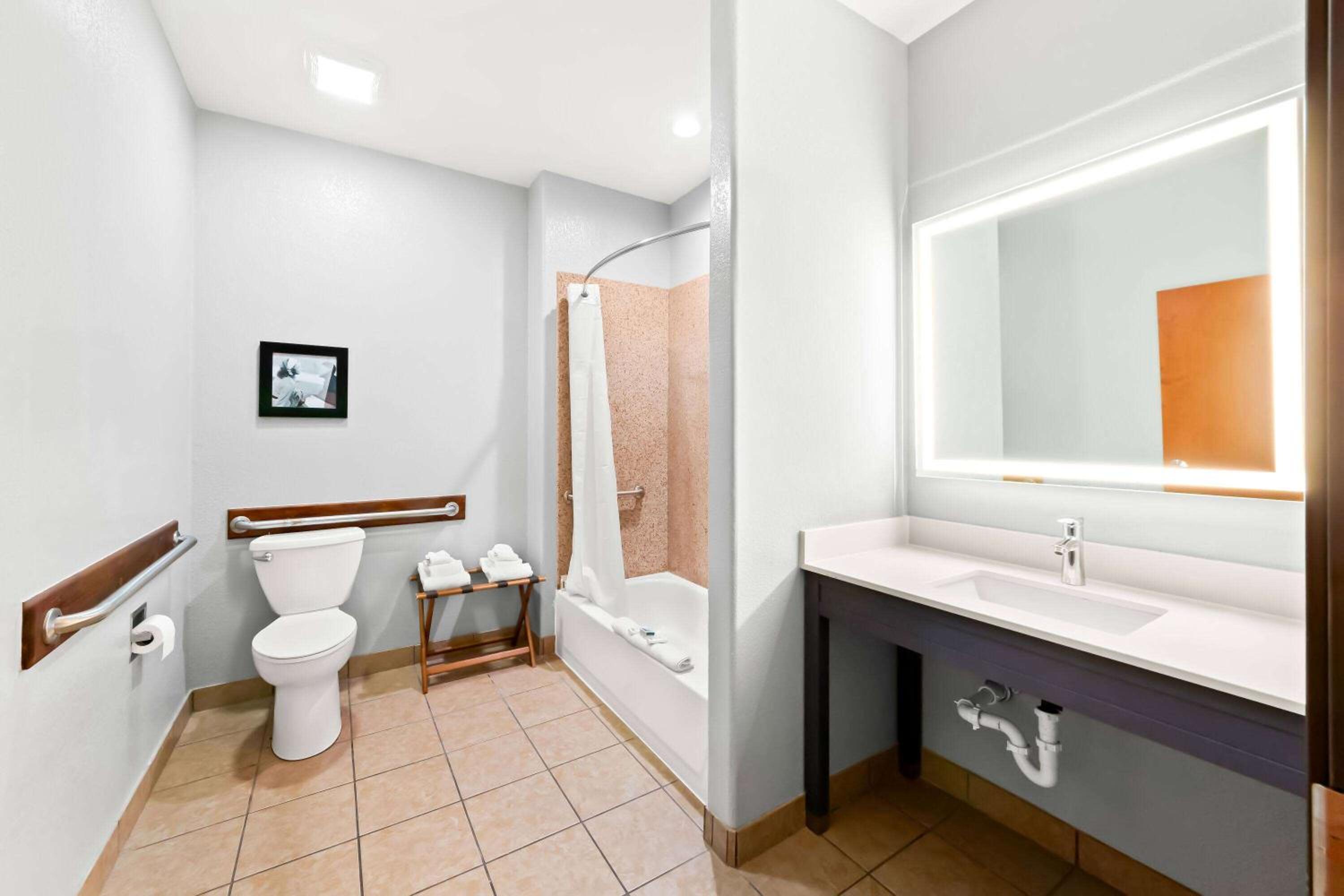 1 King Bed, Mobility Accessible Suite, Bathtub w/ Grab Bars, Non-Smoking - Photo 2