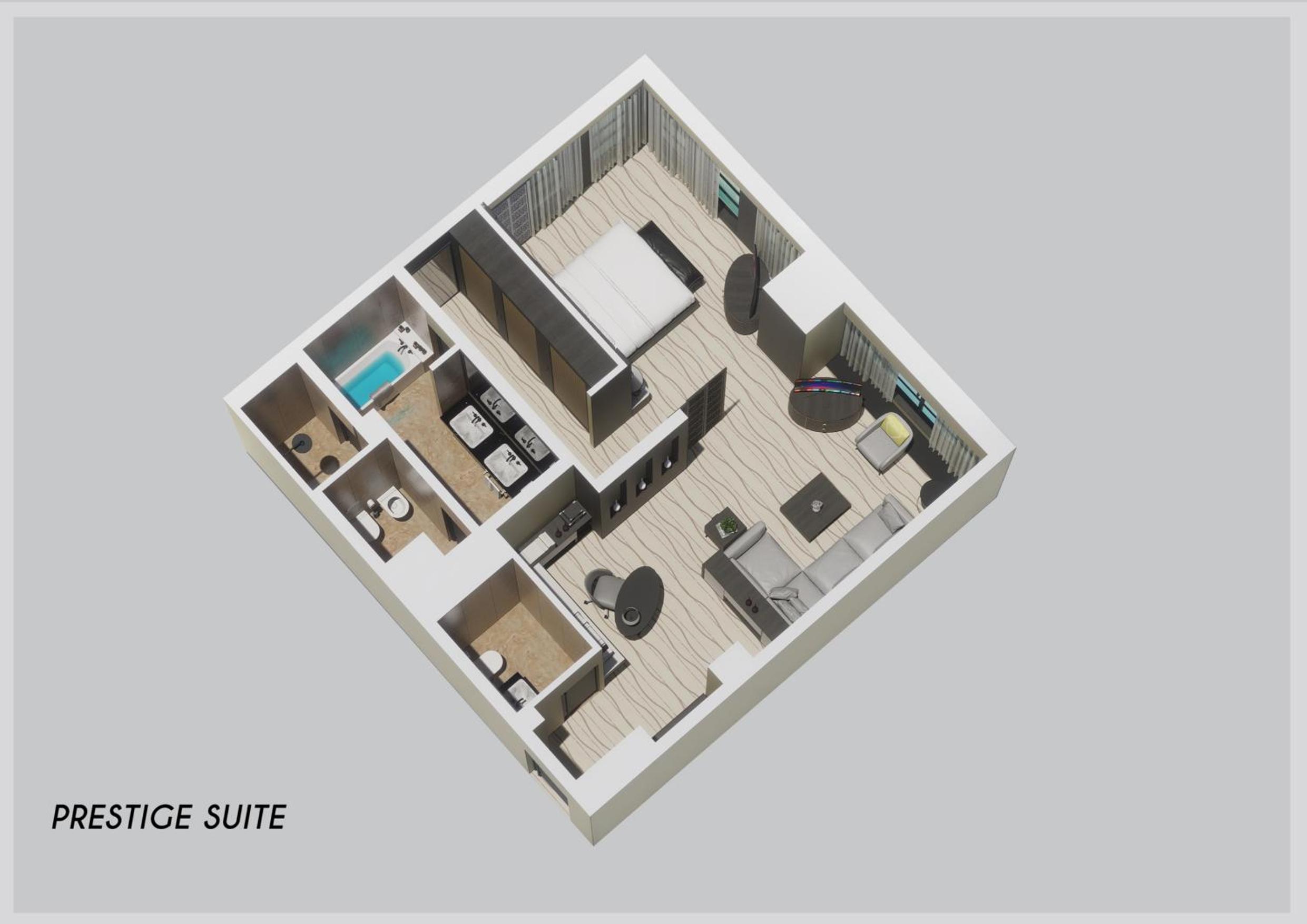 Prestige Suite with Club Access and Sea or City View photo 3