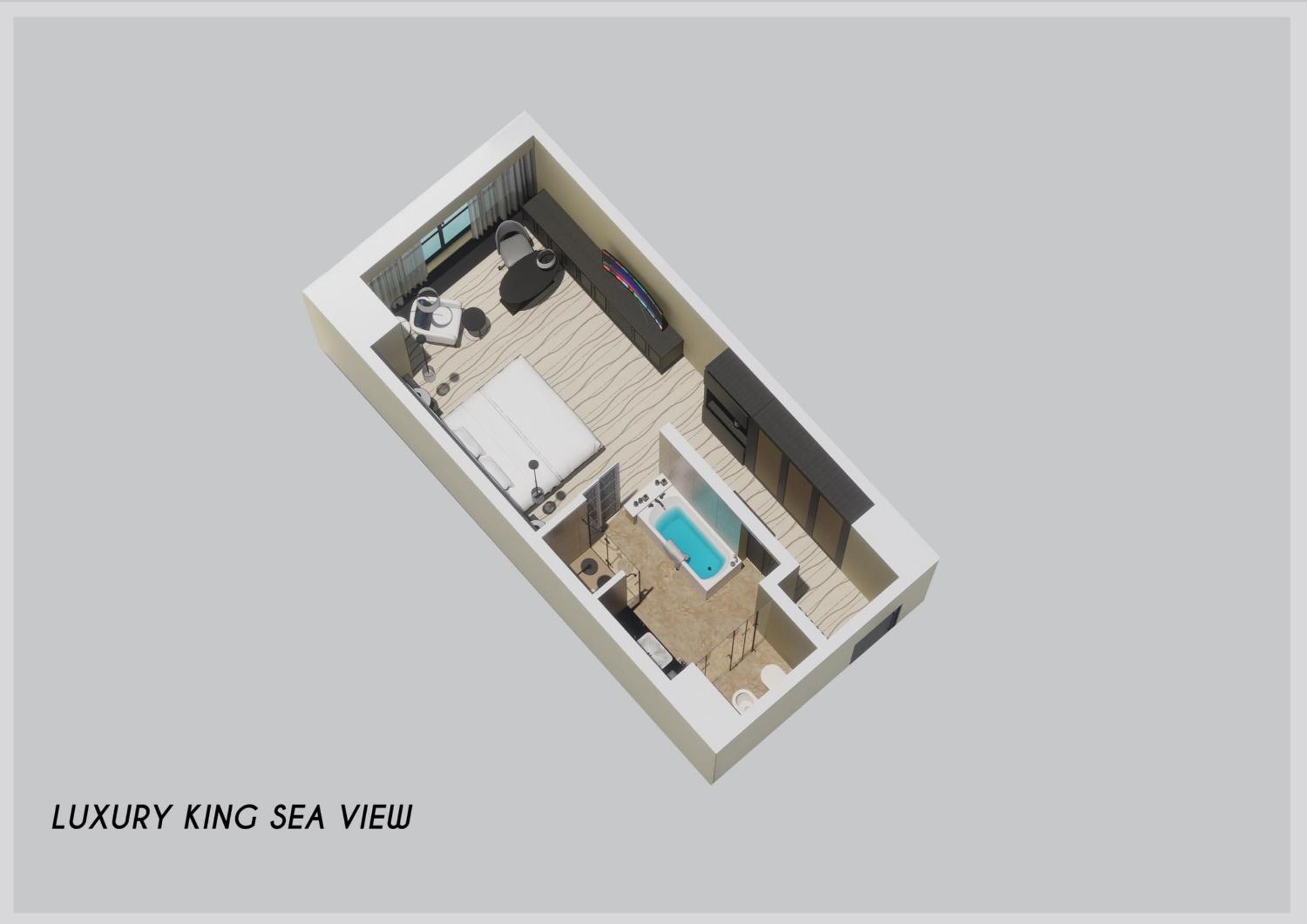 Luxury King Room Sea View photo 2