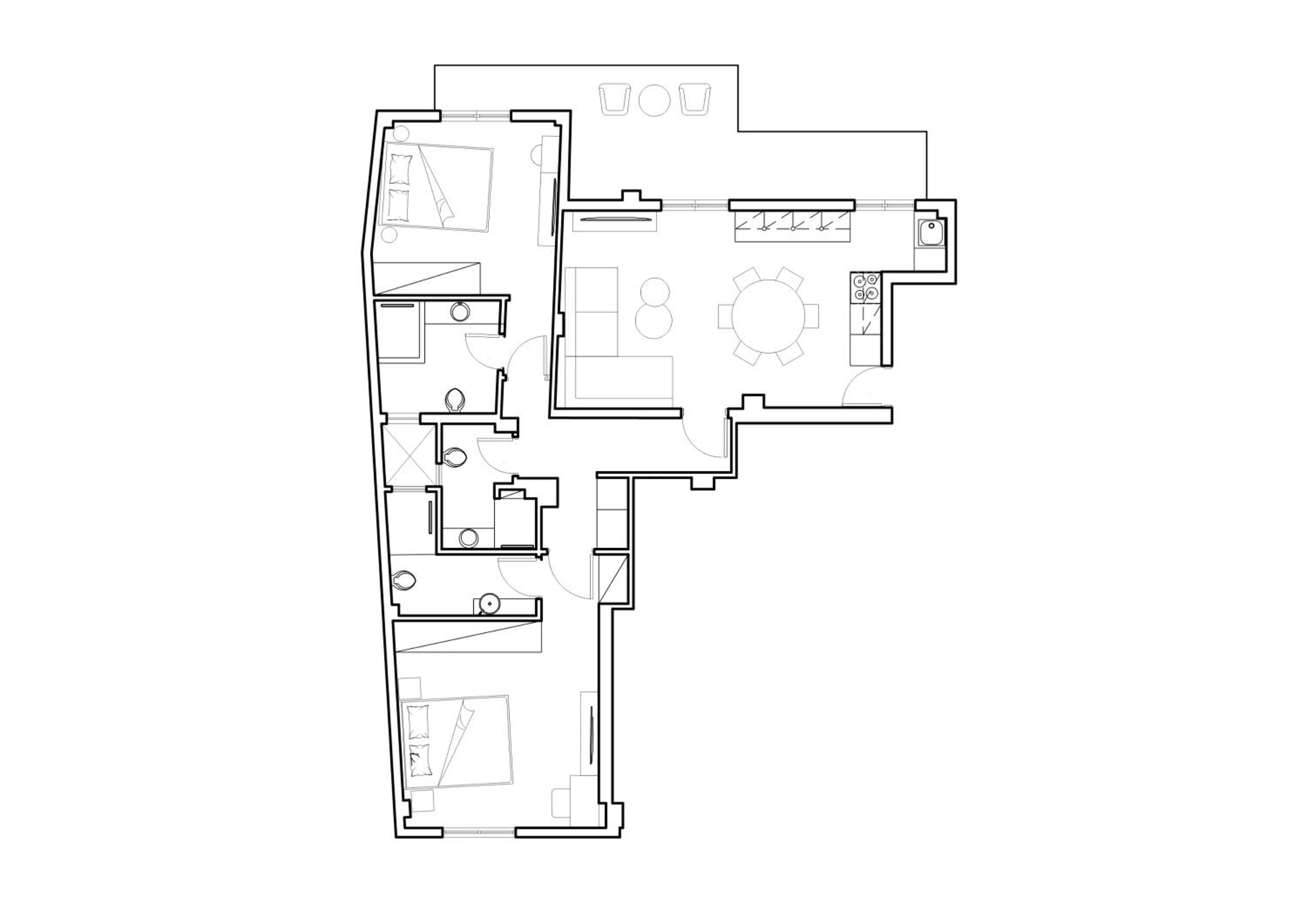 Apartment with Balcony photo 2