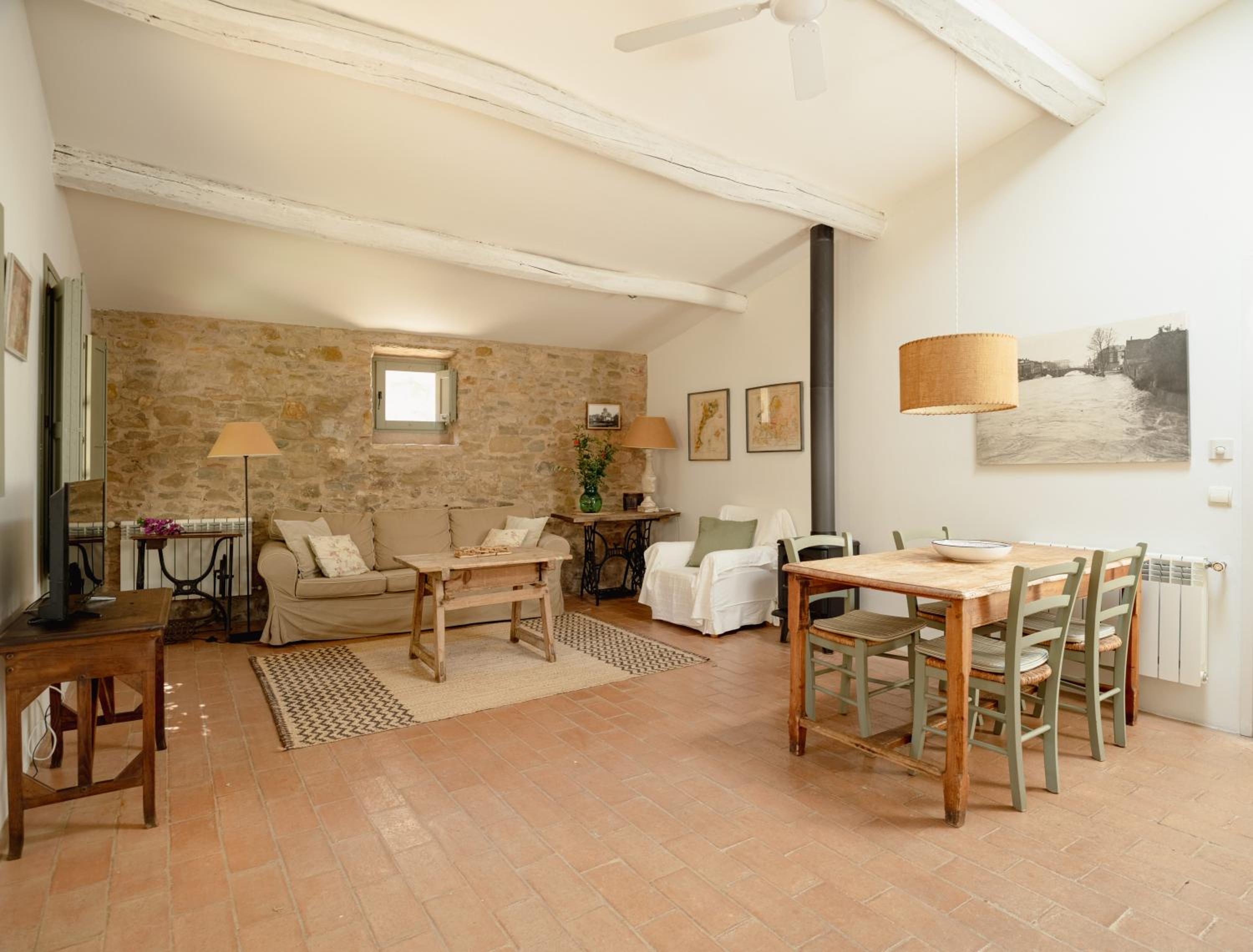 Apartamento con vista al jardín