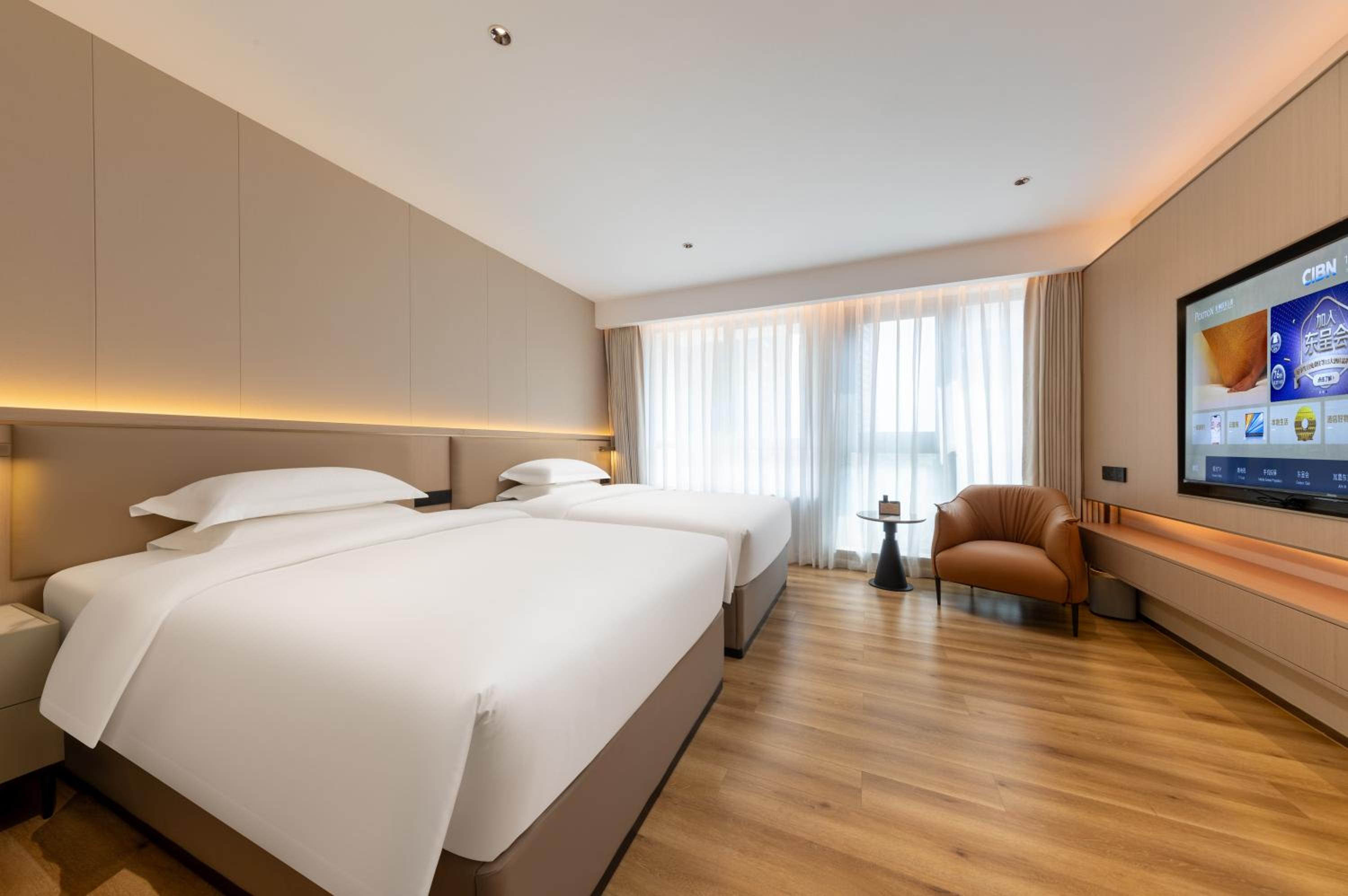Twin Room with City View
