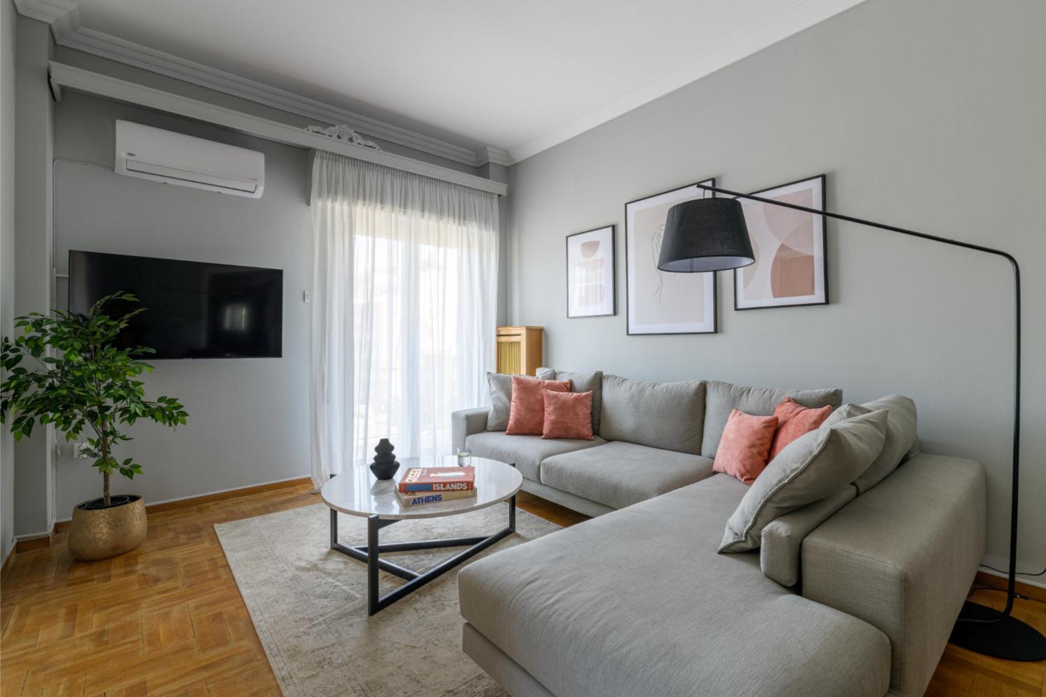 Three-Bedroom Premium Apartment with Balcony