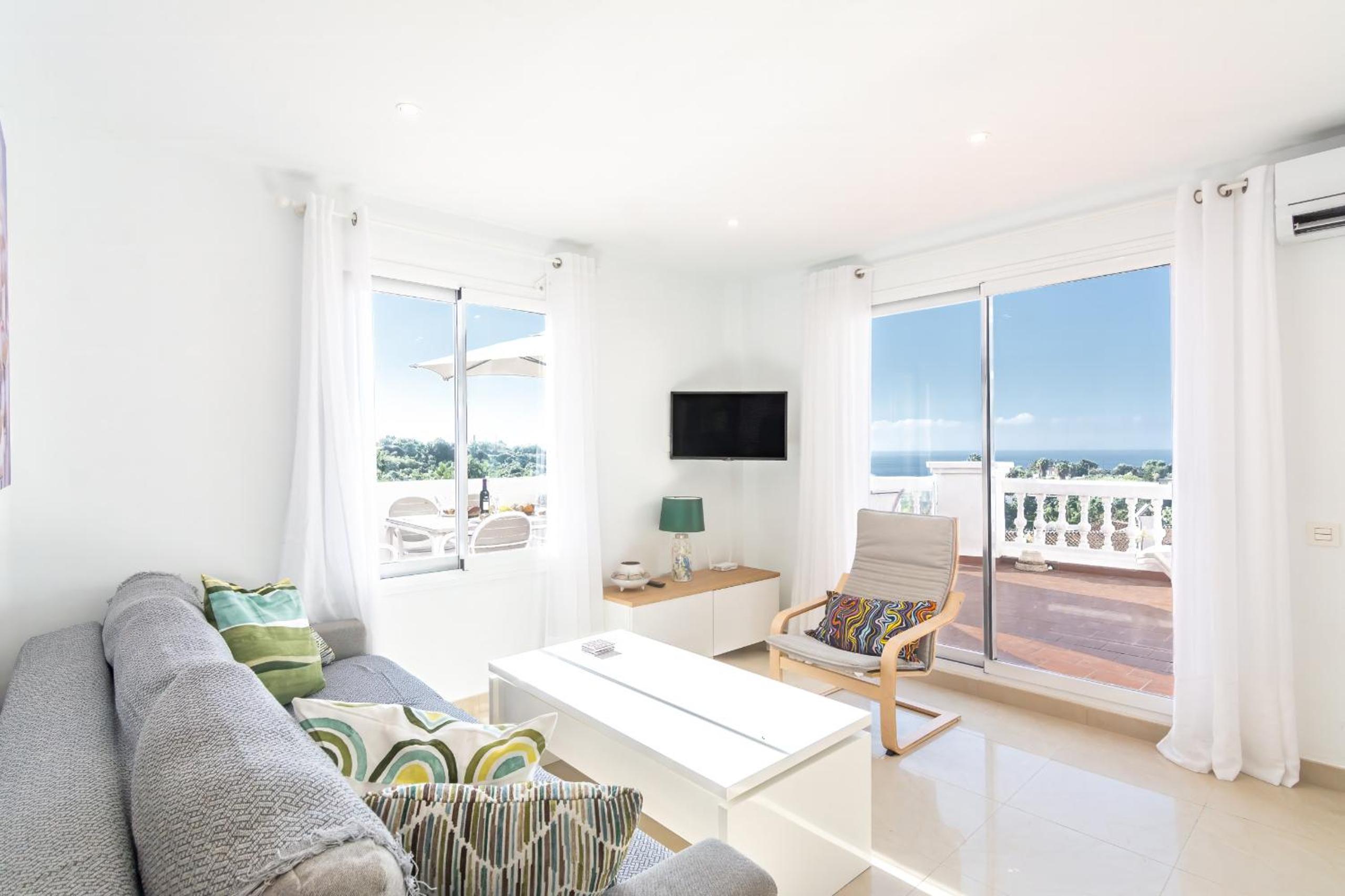 Two-Bedroom Apartment with Terrace and Sea View