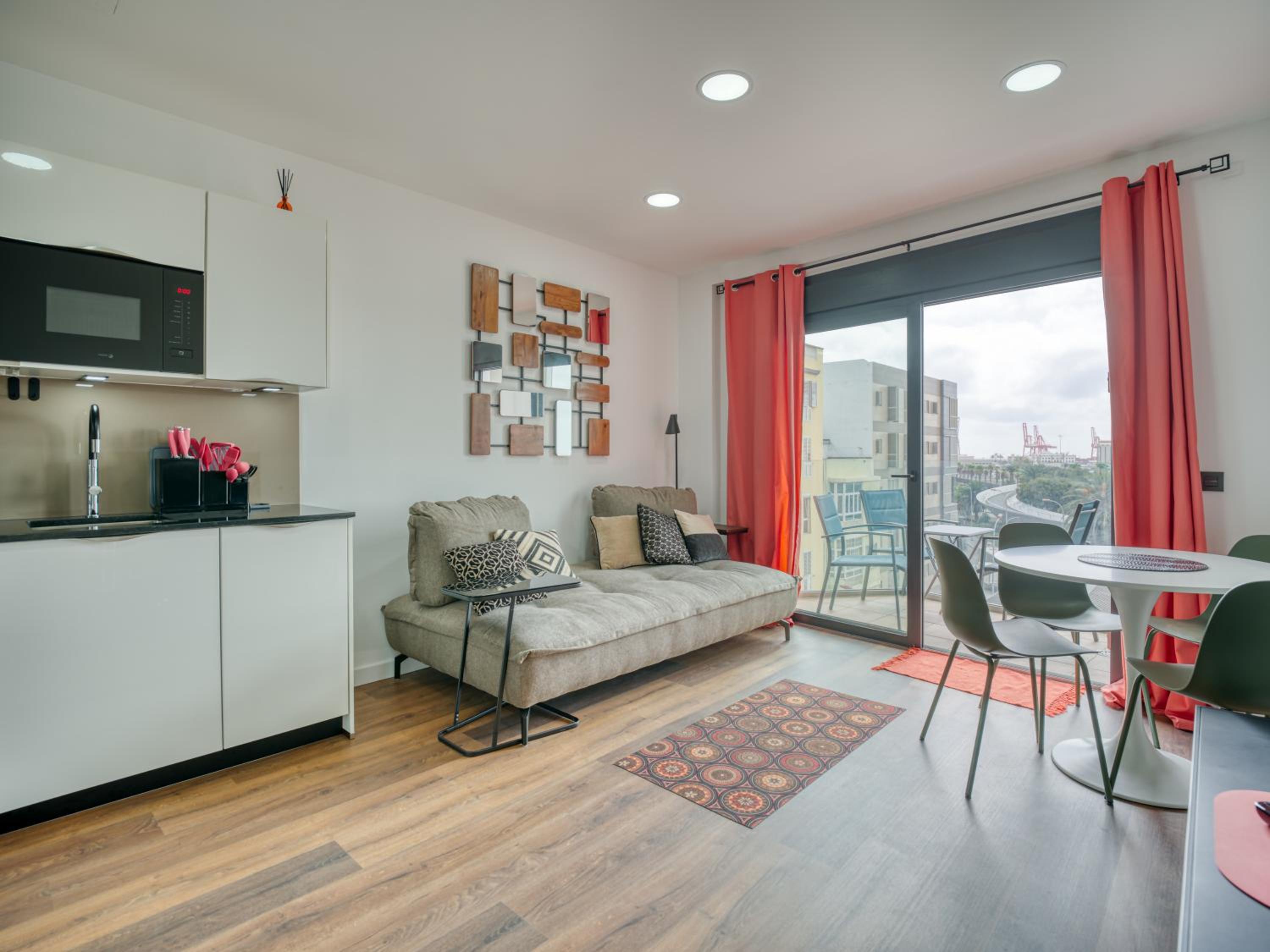 Apartamento de dos habitaciones