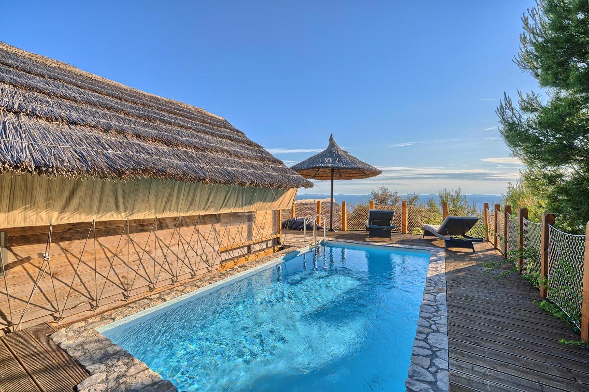 Studio with Pool View
