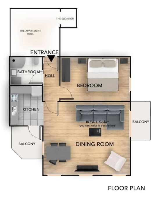 One-Bedroom Apartment photo 3