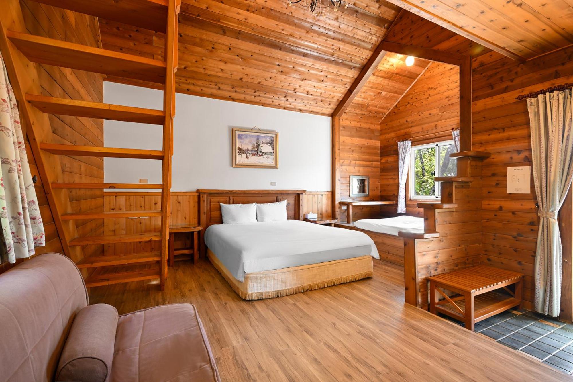 Blue Nature View Duplex Wooden Bungalow