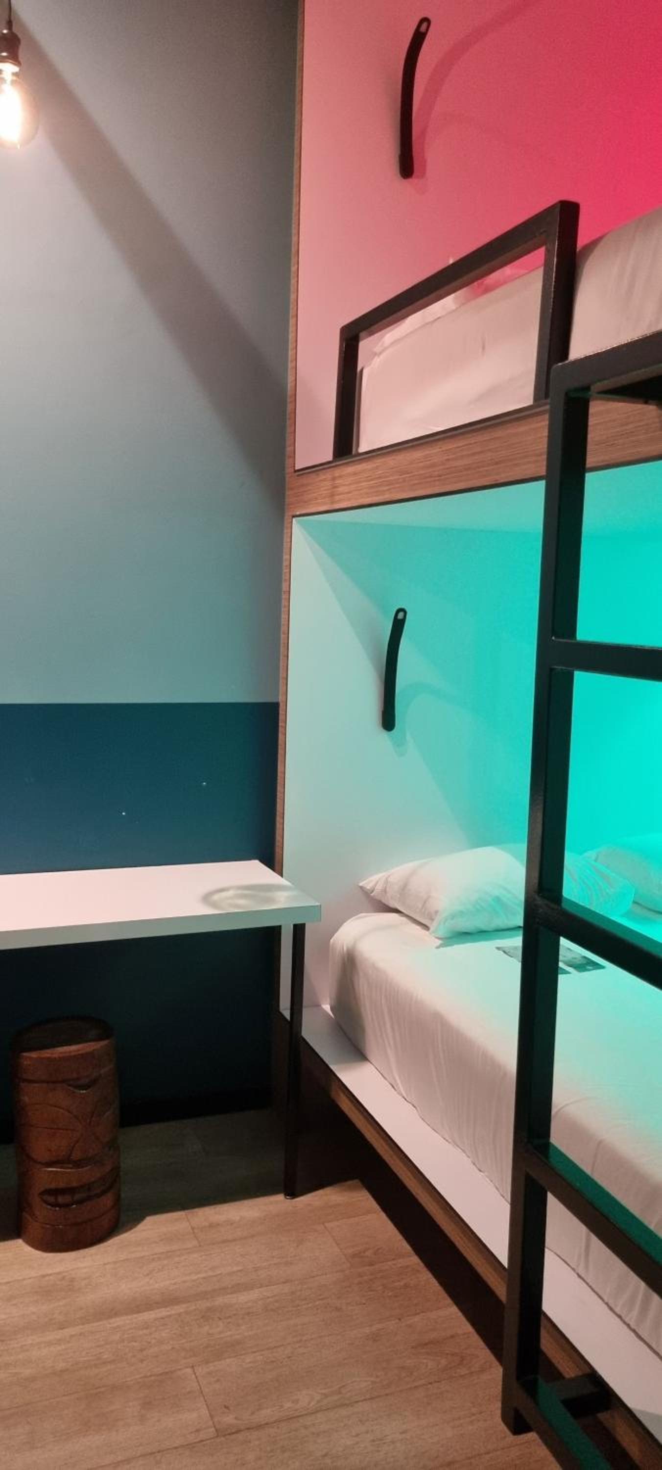 Polynesian Cabin disability access with 2 queen bunk beds photo 1