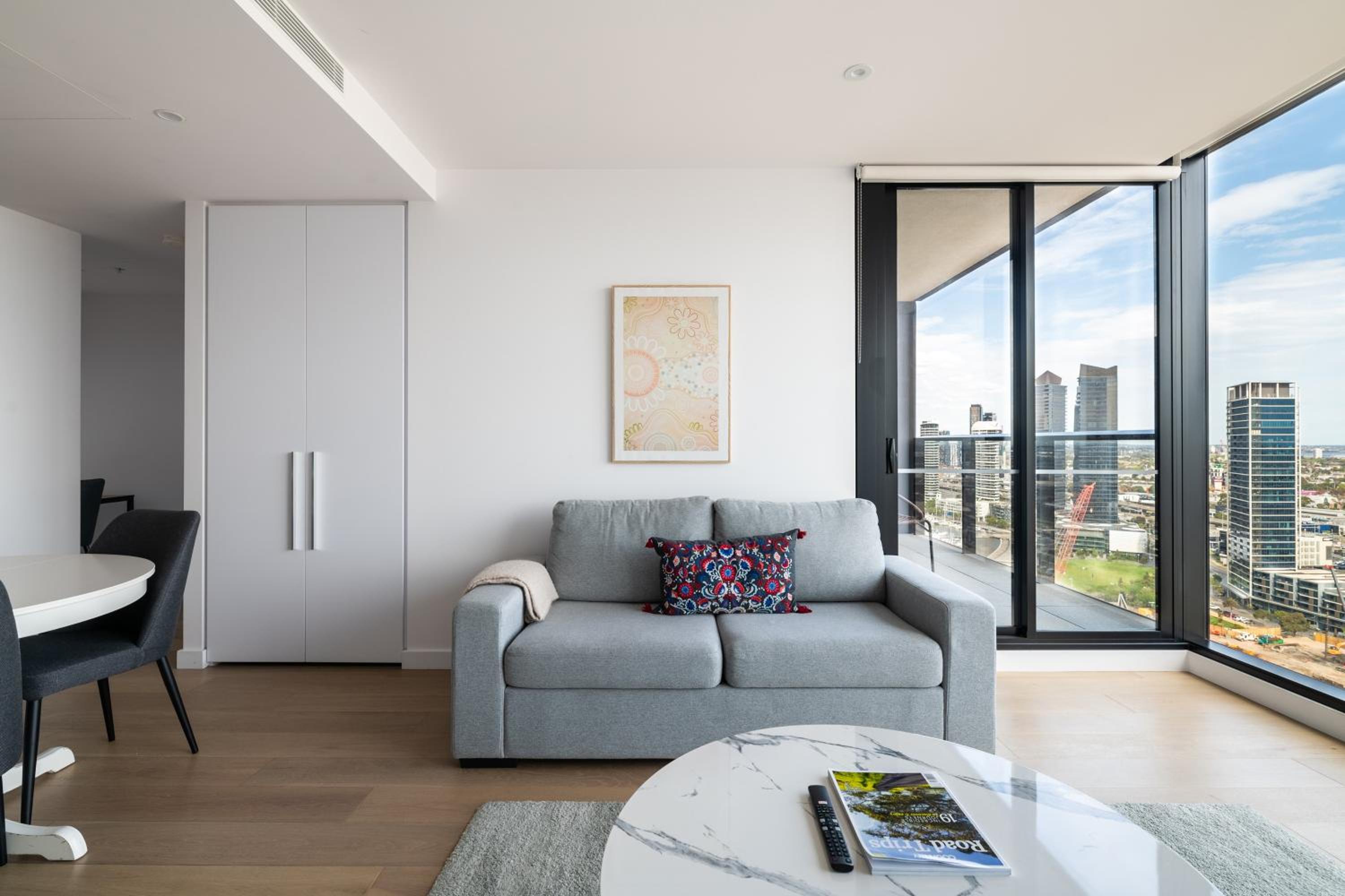 One-Bedroom Apartment + Study with River View