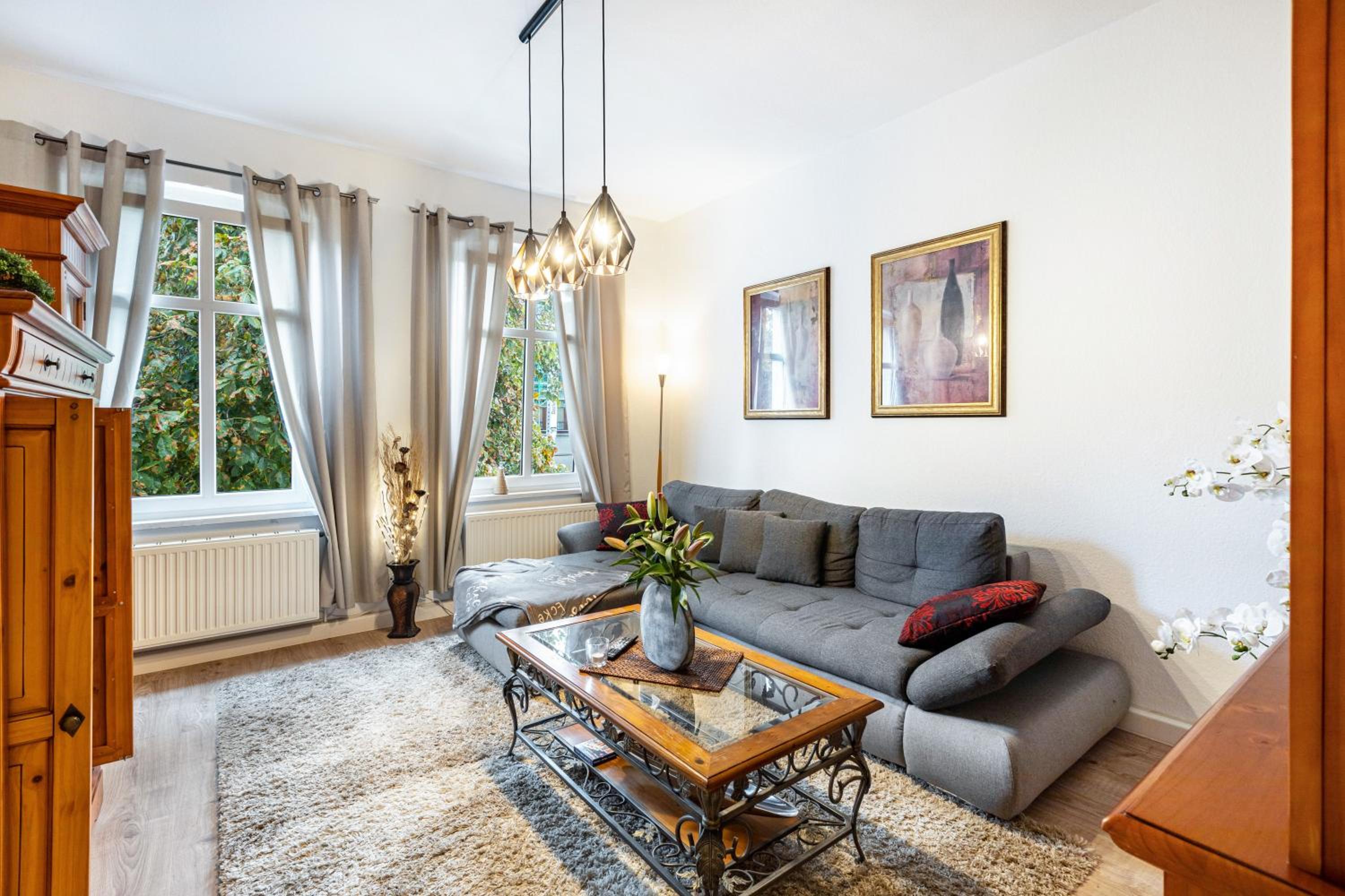 One-Bedroom Apartment with Garden View