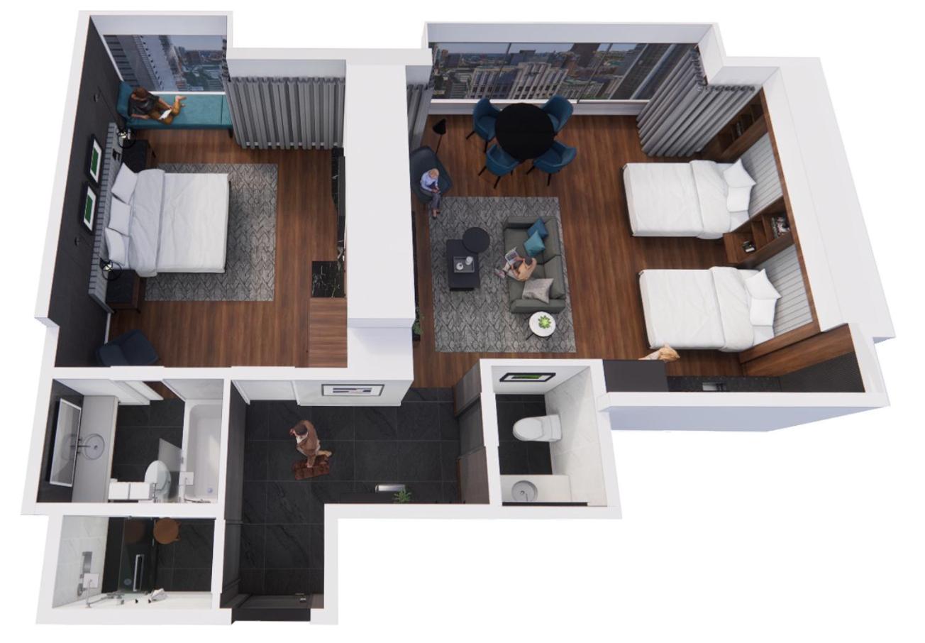 One-Bedroom Executive Suite thumbnail 6