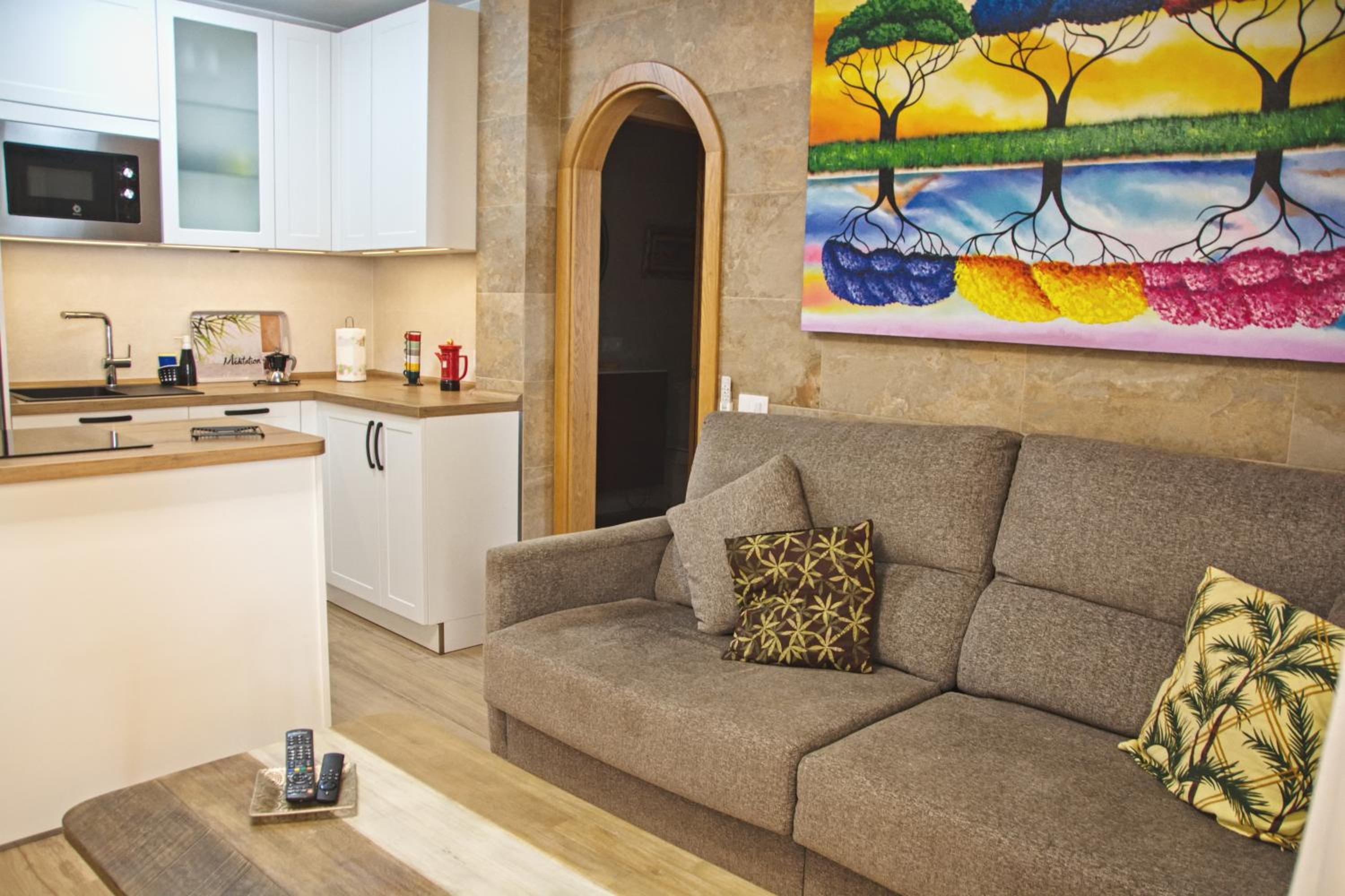 Apartamento de una habitación con terraza