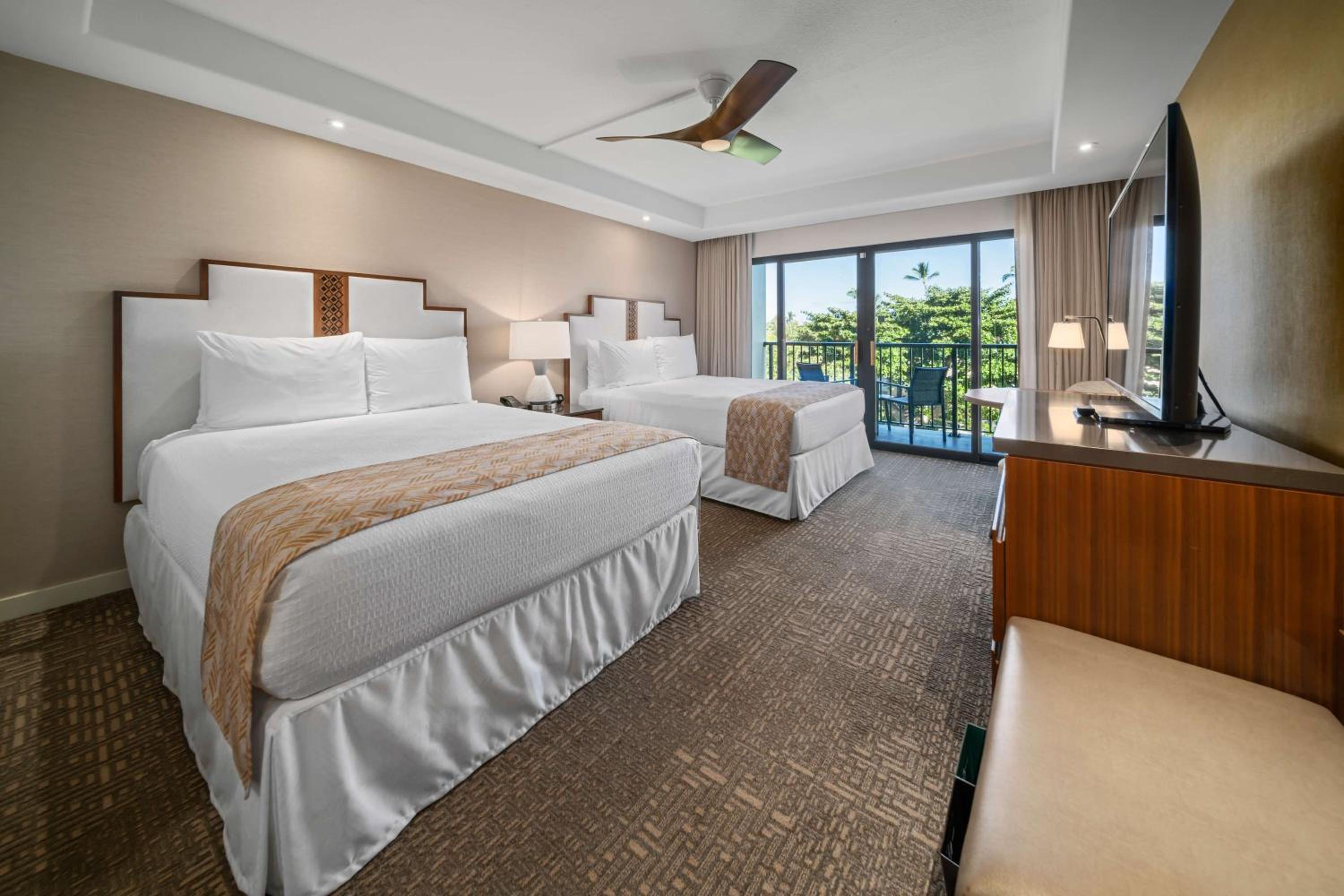 Premium Partial Ocean View 2 Queen Beds