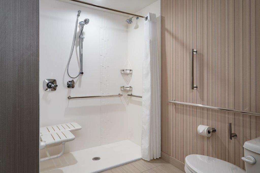 Queen Room with Two Queen Beds and Roll-in Shower - Mobility and Hearing Accessible