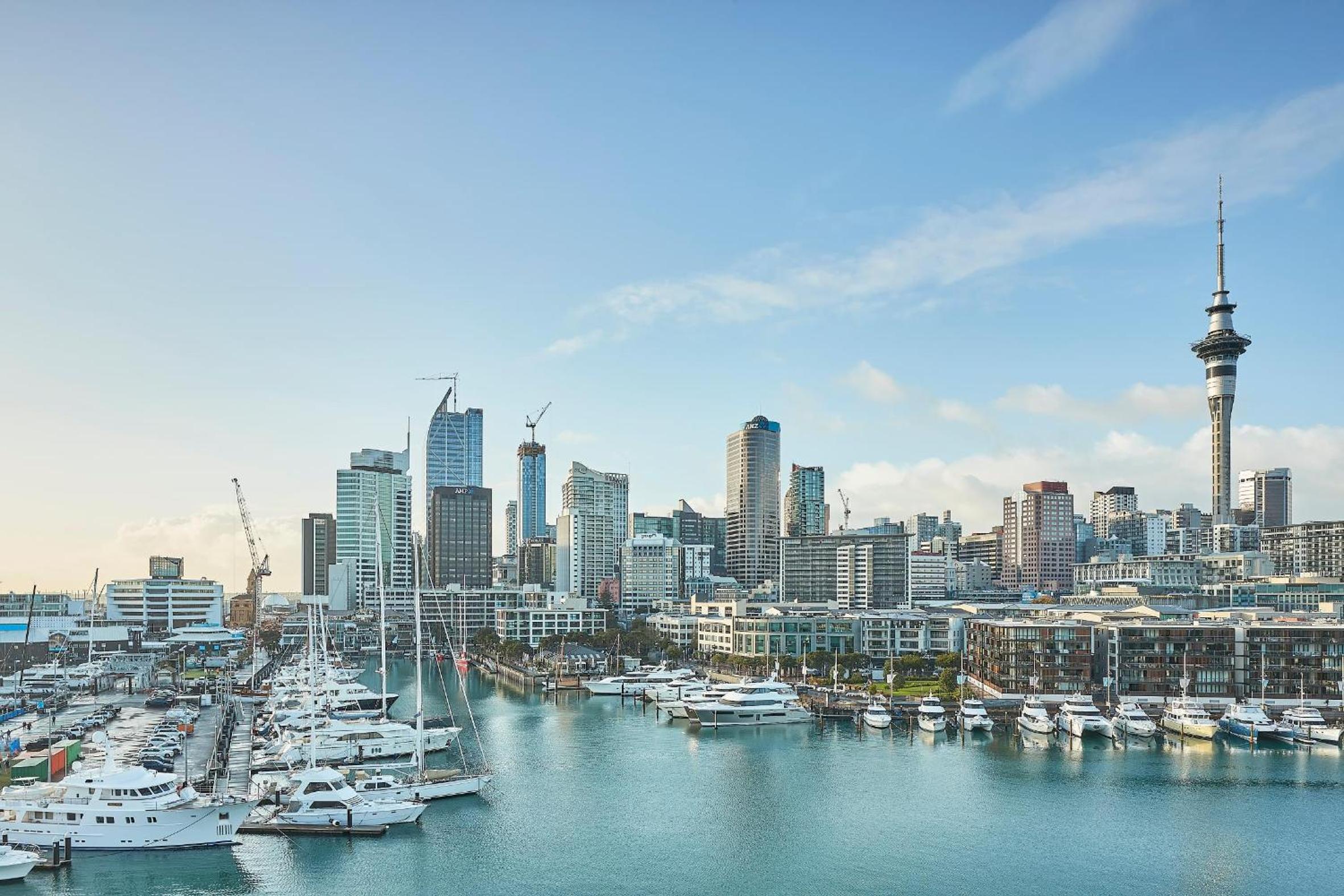 view of the city of auckland, new zealand?