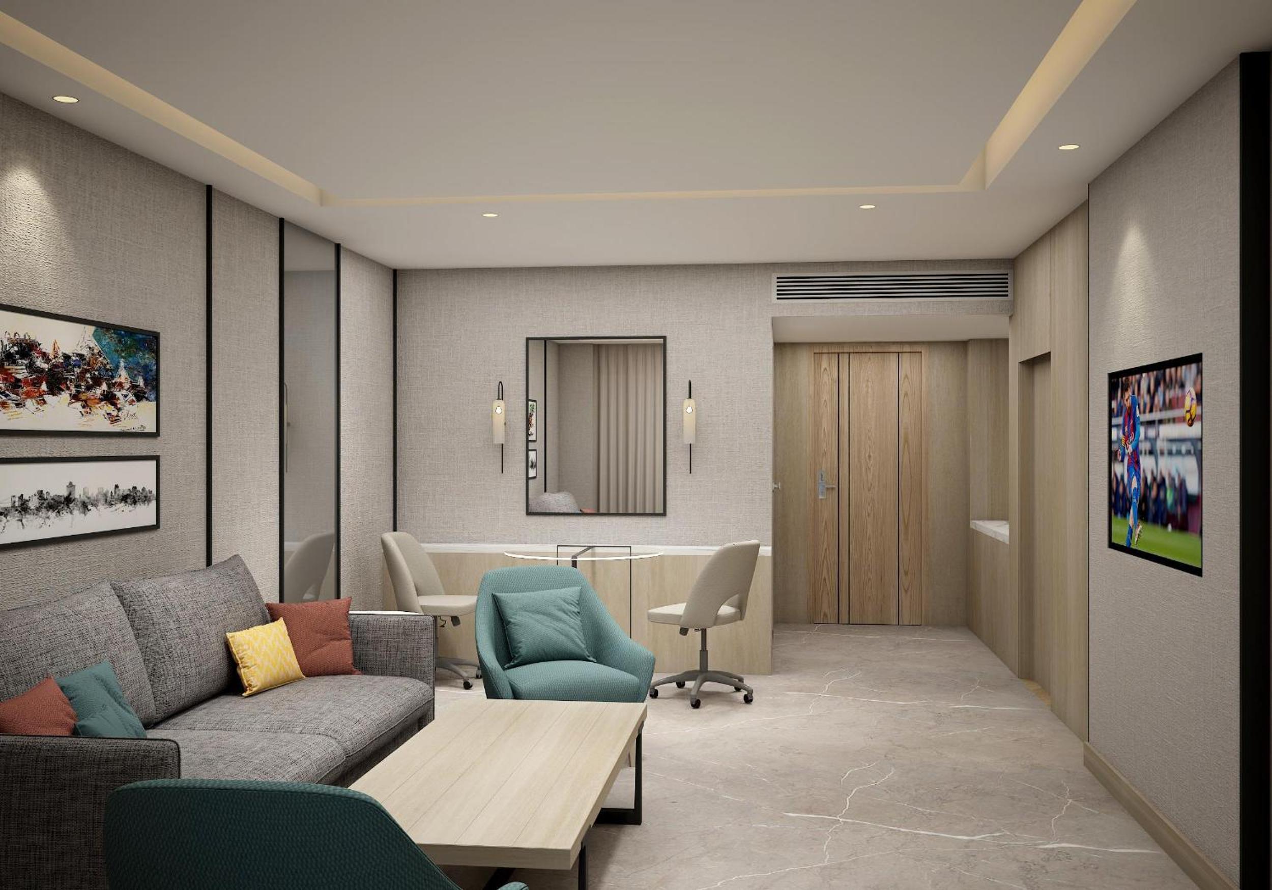 Family Queen Suite with Club Lounge Access - Non-Smoking