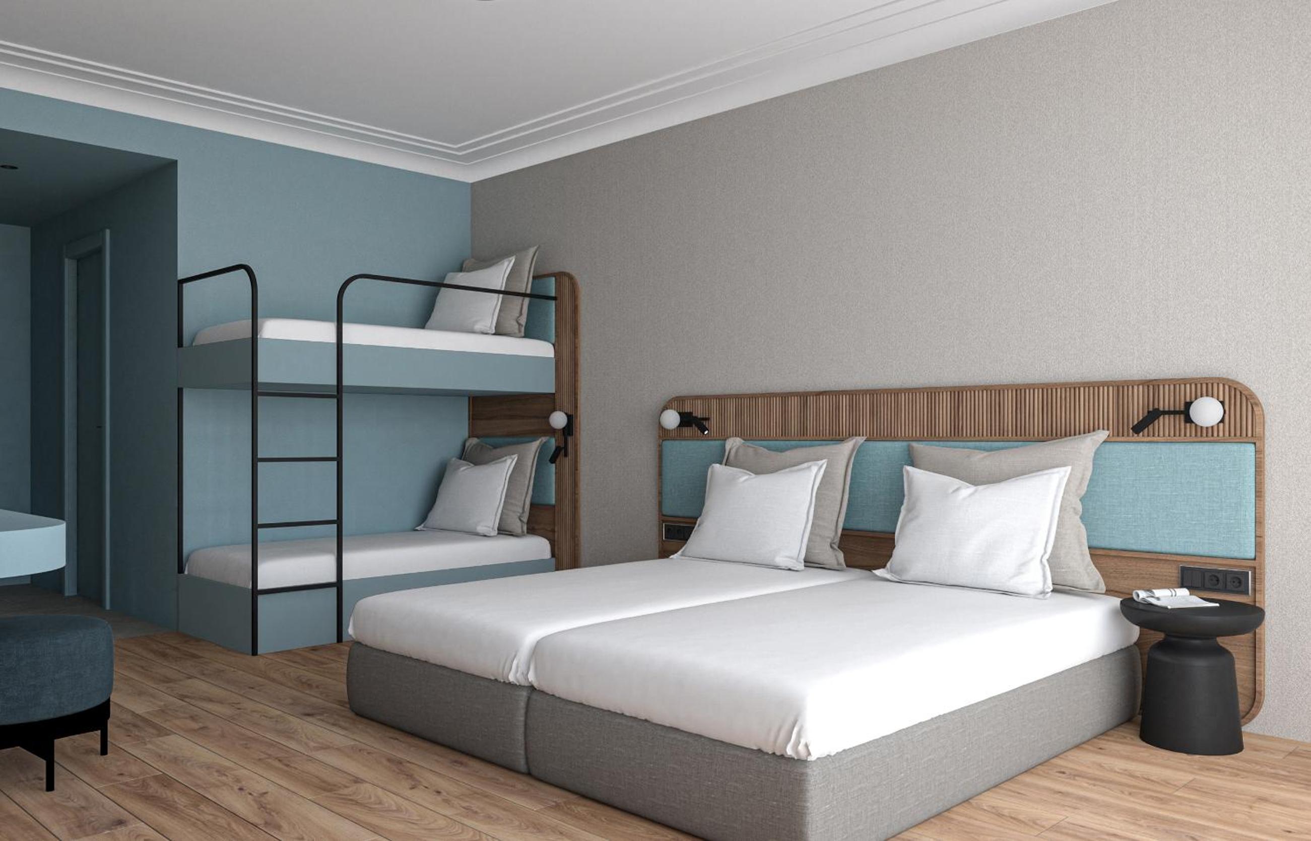 Family Room with Bunk Bed and Balcony