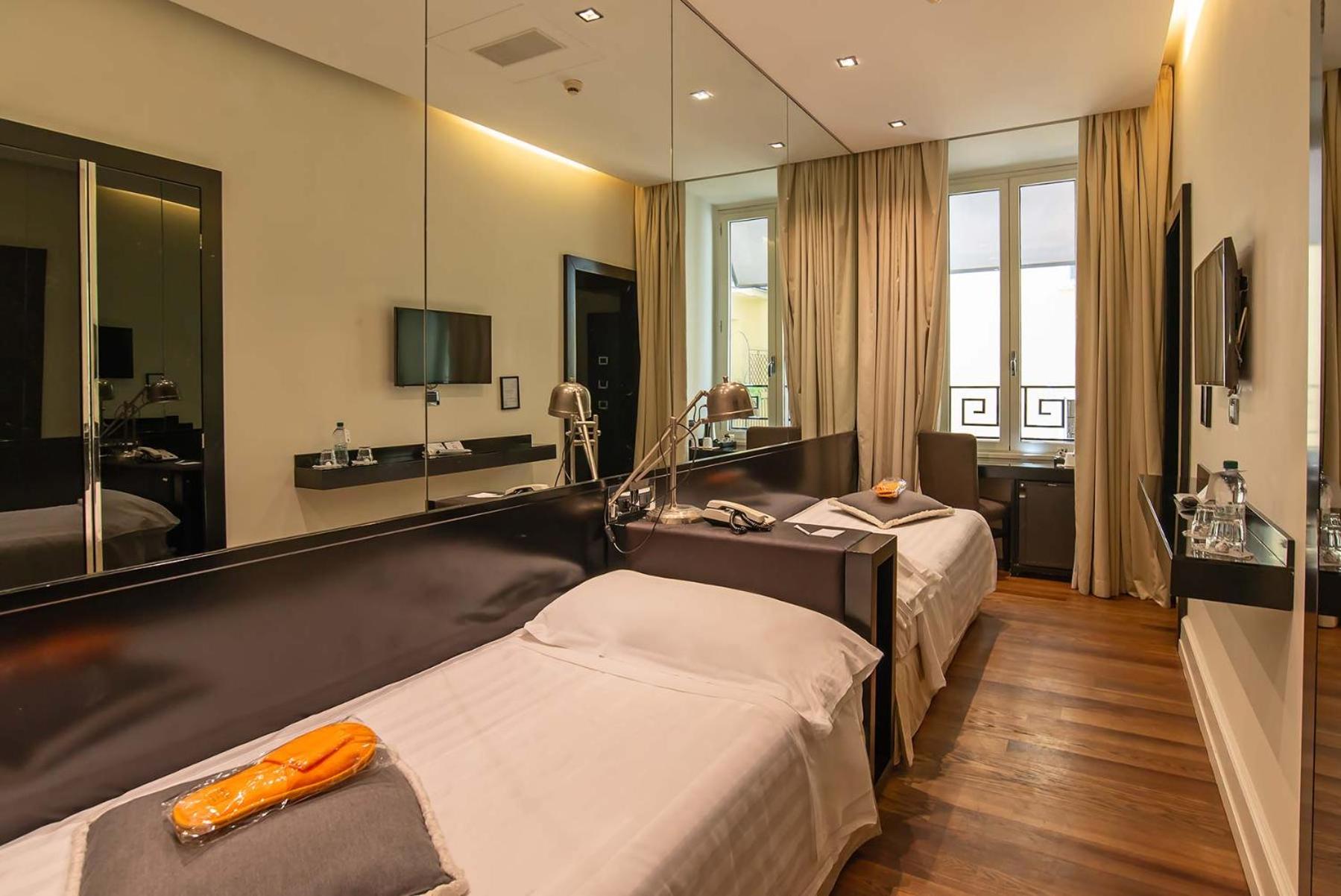 Two Connecting Double Rooms