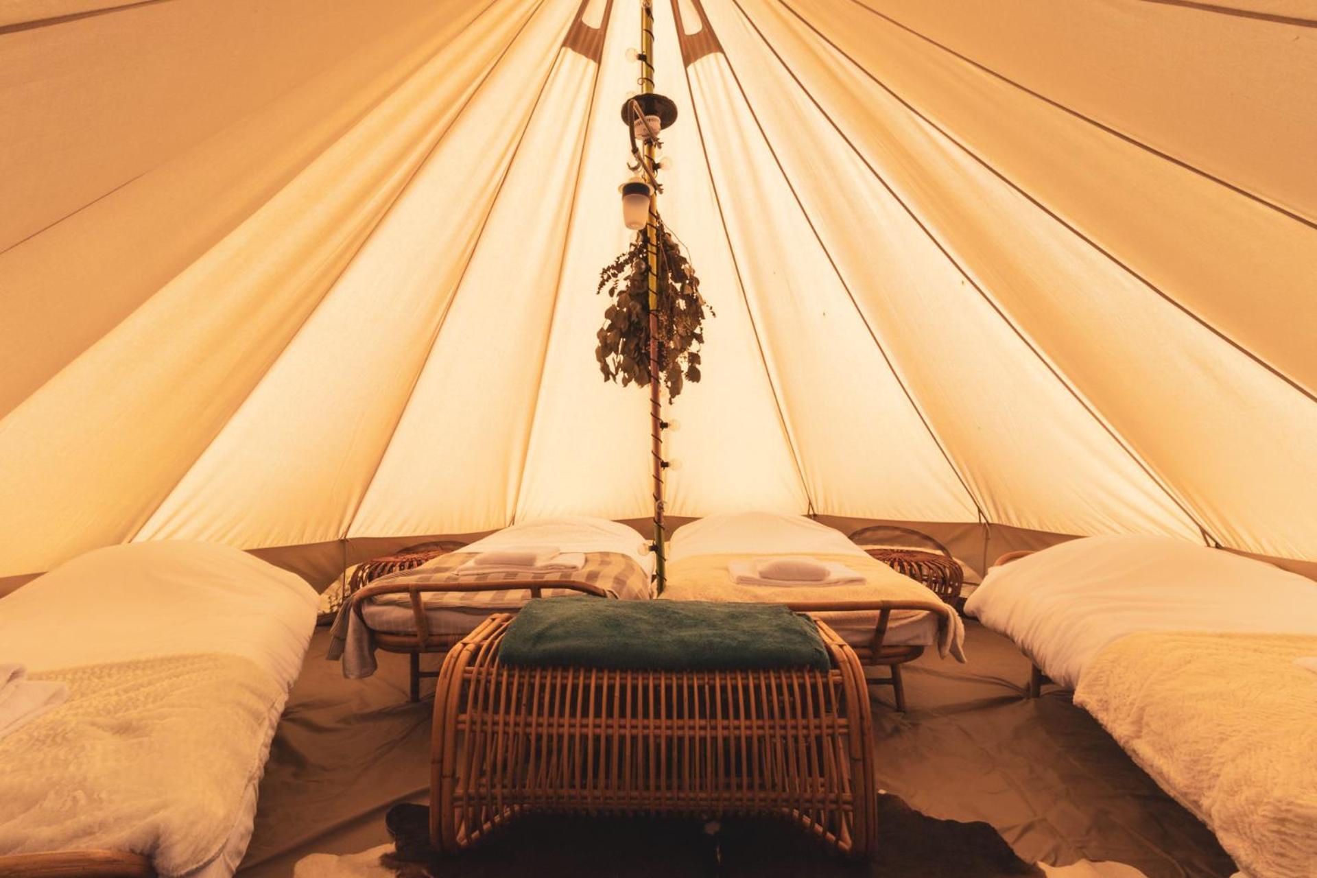 Glamping tent