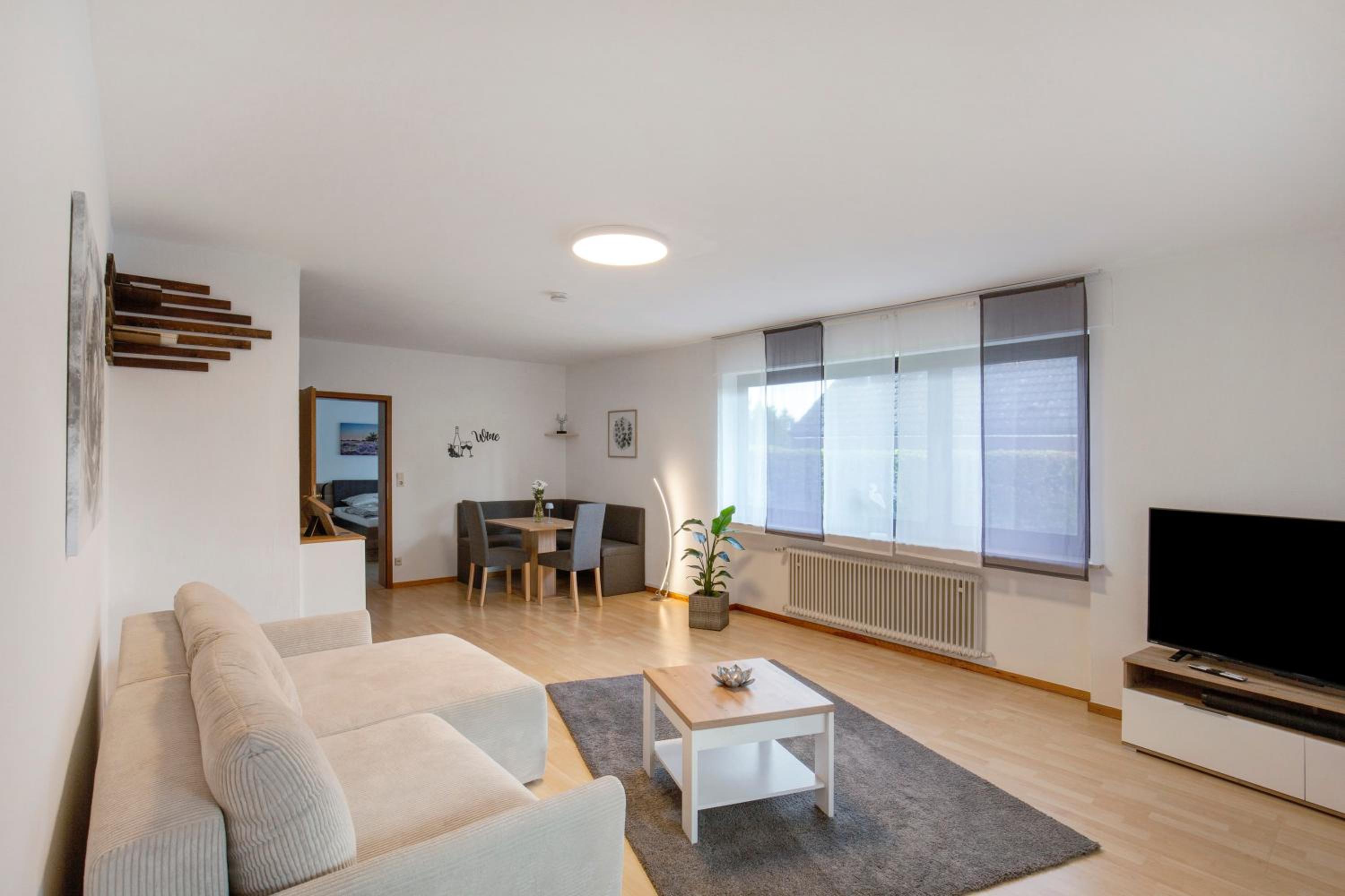 One-Bedroom Apartment with Garden View