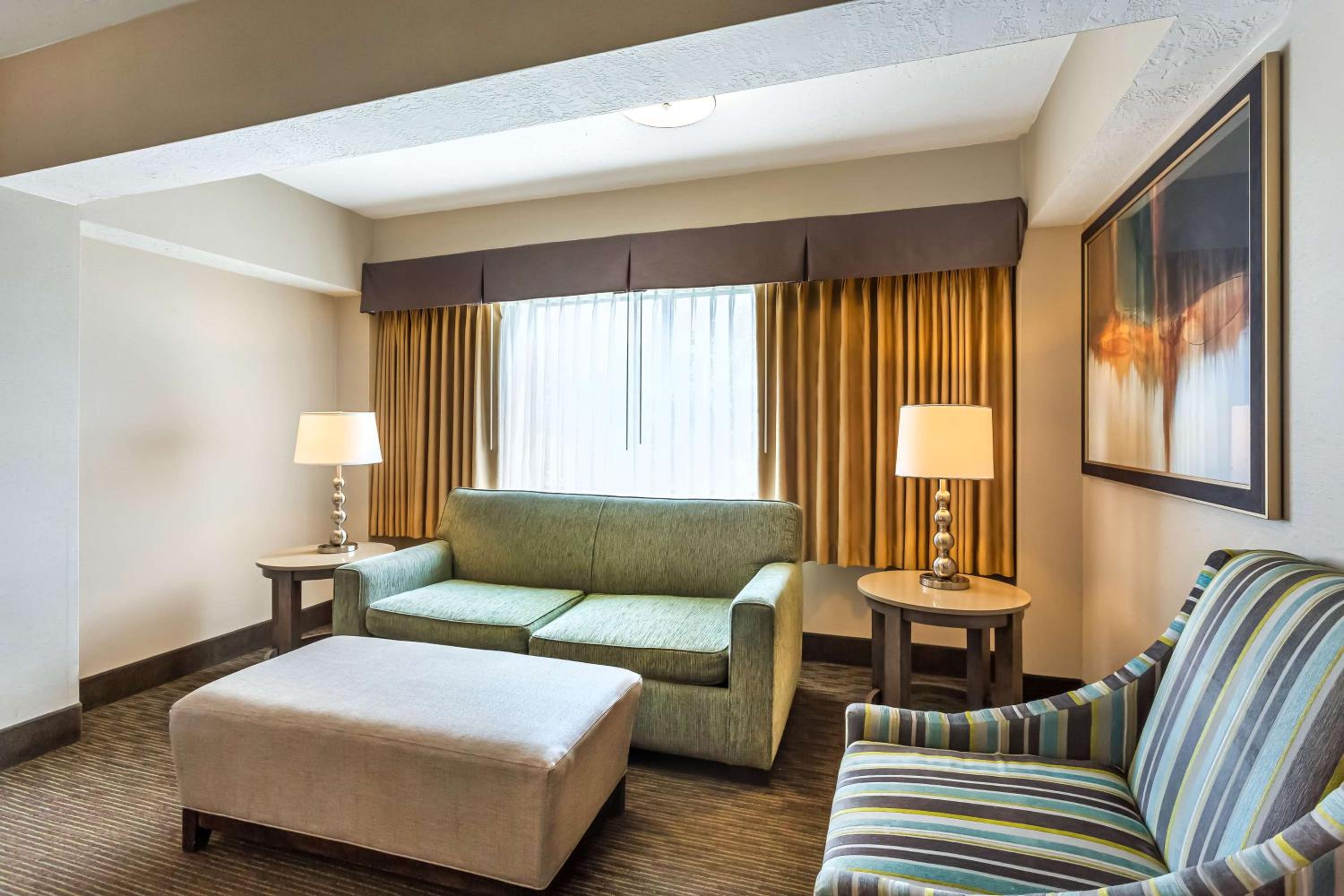 King Suite with Bath Tub, Living Room and Wet Bar - Disability/Non-Smoking - Photo 2