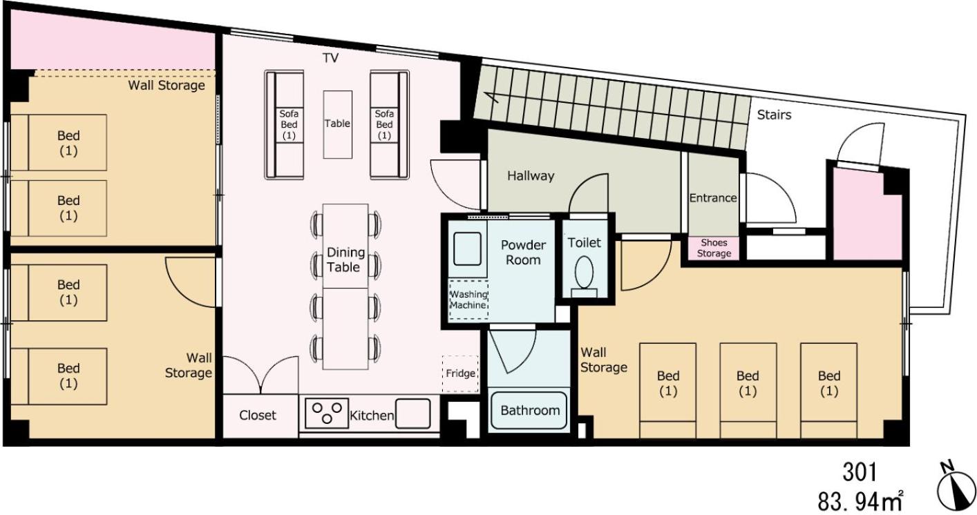 Three-Bedroom Apartment photo 2