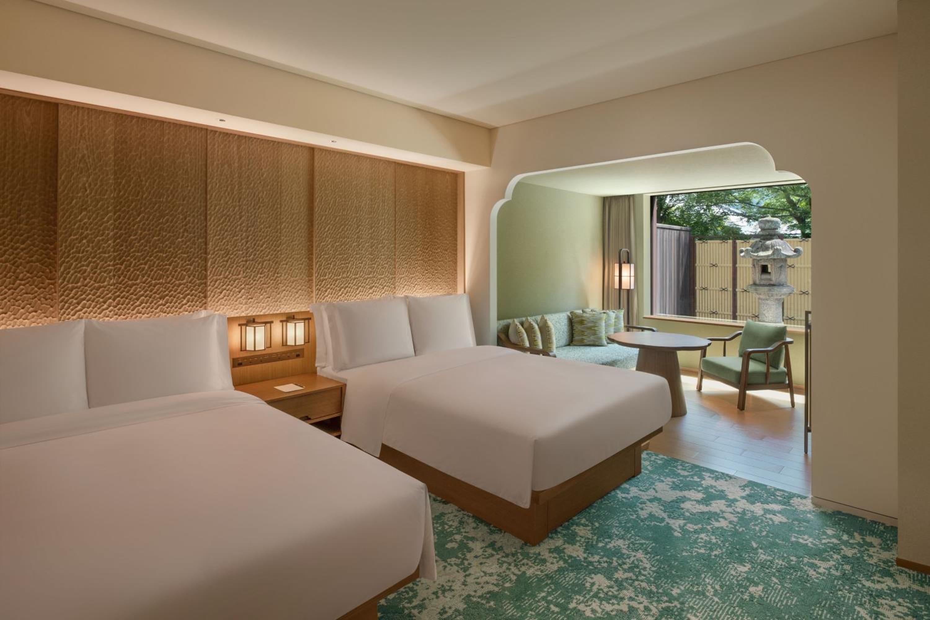 Junior Twin Suite with Sofa Bed Open Air Onsen