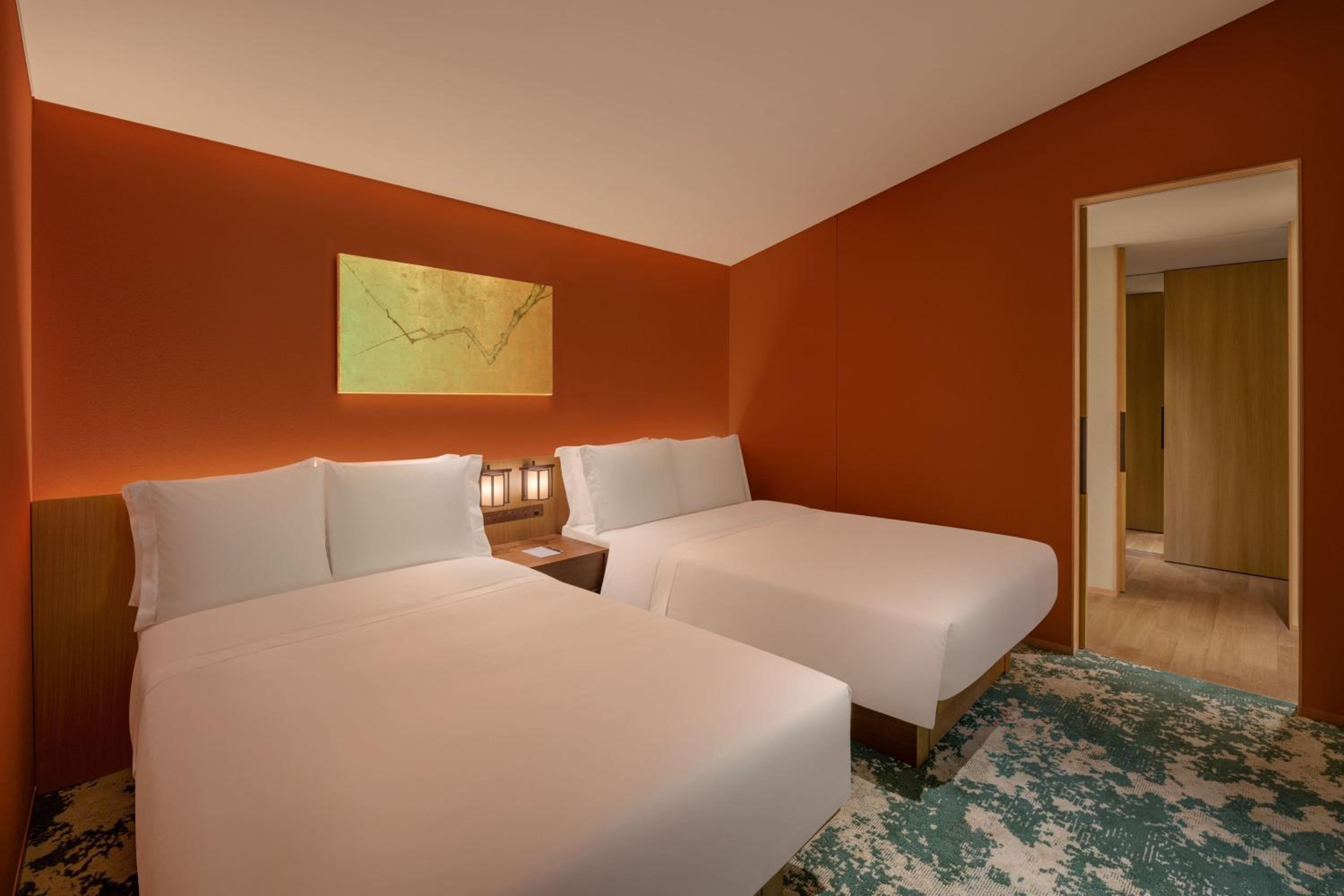 One-Bedroom Twin Onsen Suite with Sofa Bed and Garden View