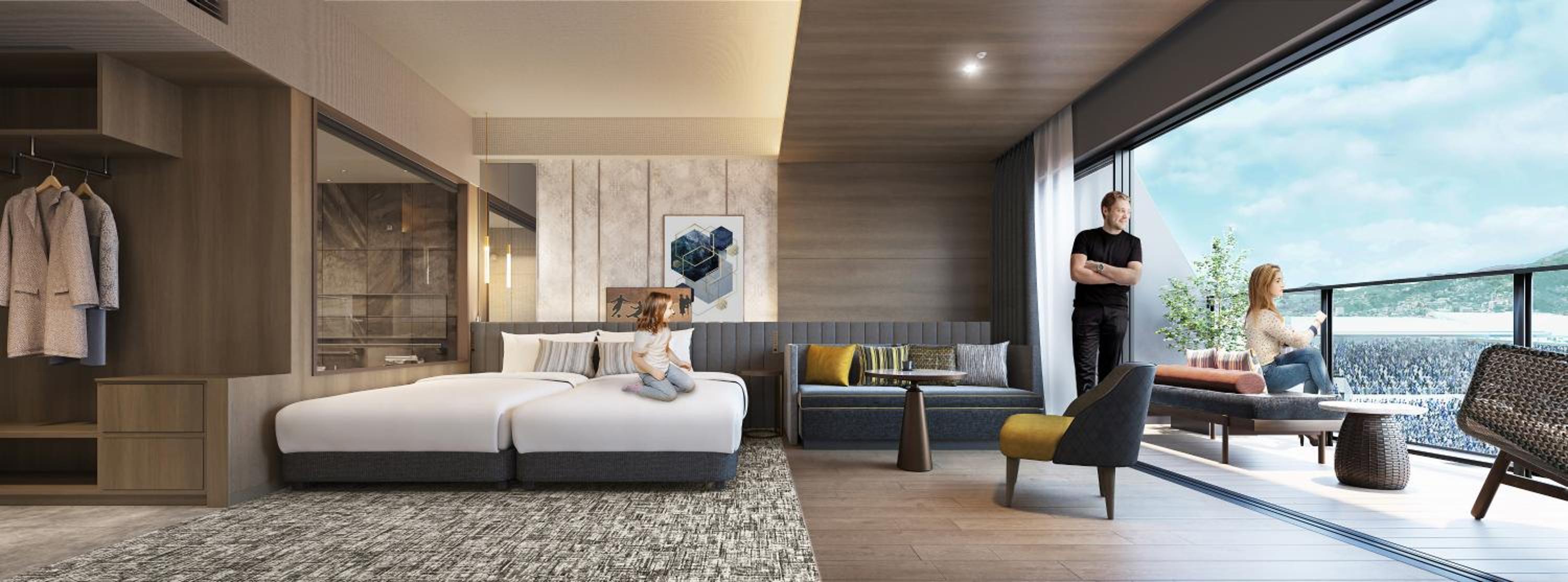 Standard Twin Room with Stadium View - Photo 3