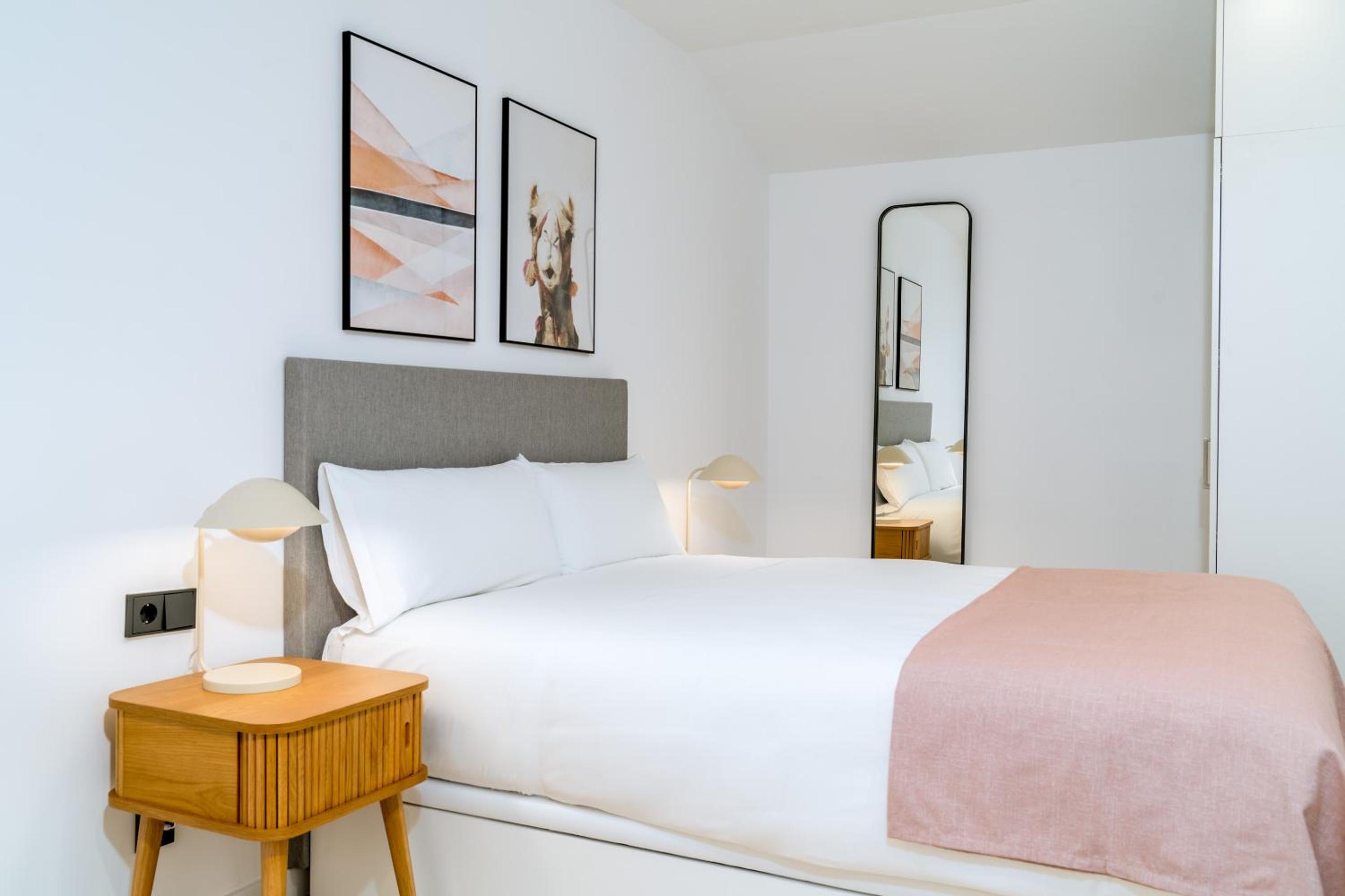 Apartamento de una habitación con sofá cama