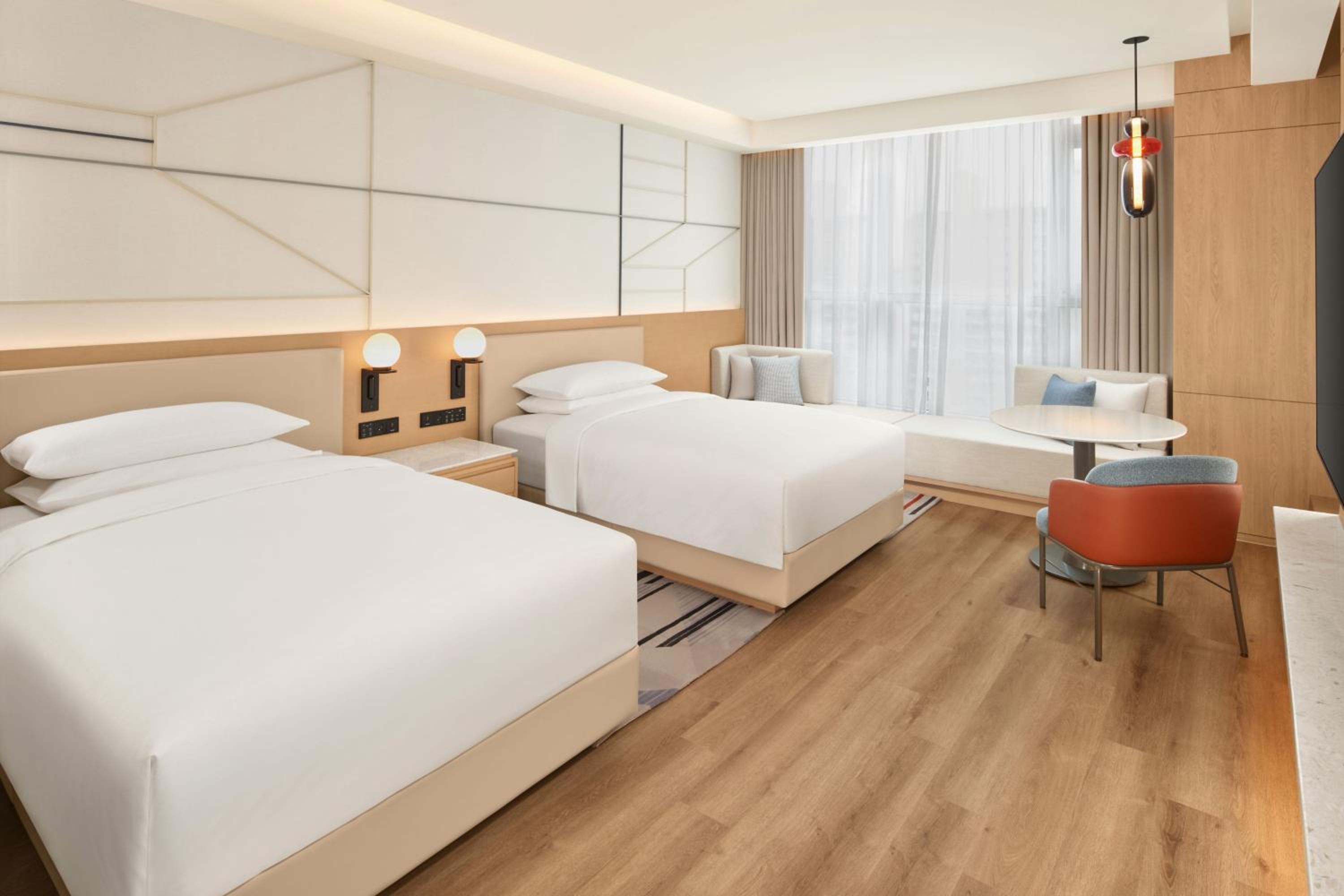 Premium Double Room with Two Double Beds - High Floor