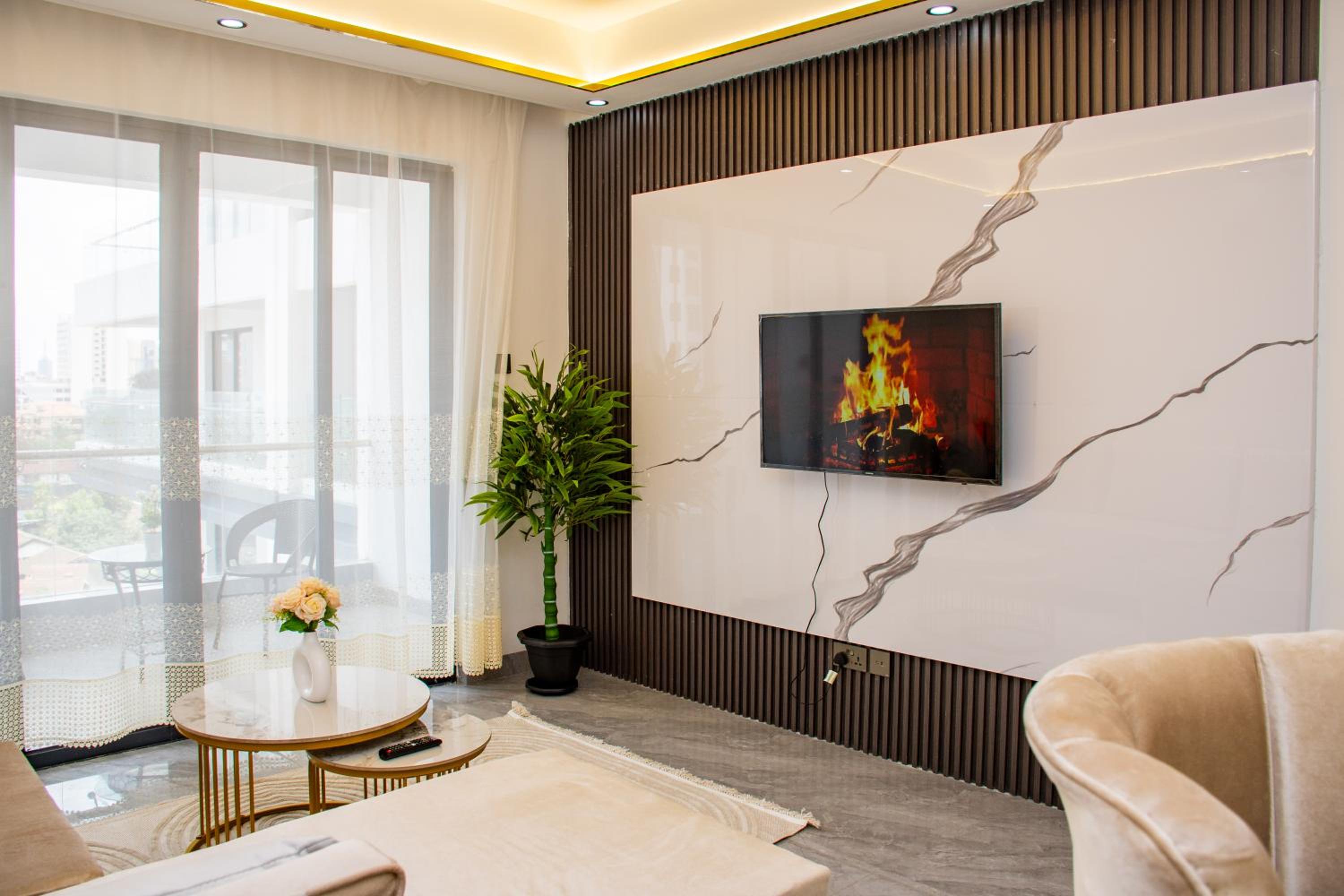Two-Bedroom Apartment with Pool View