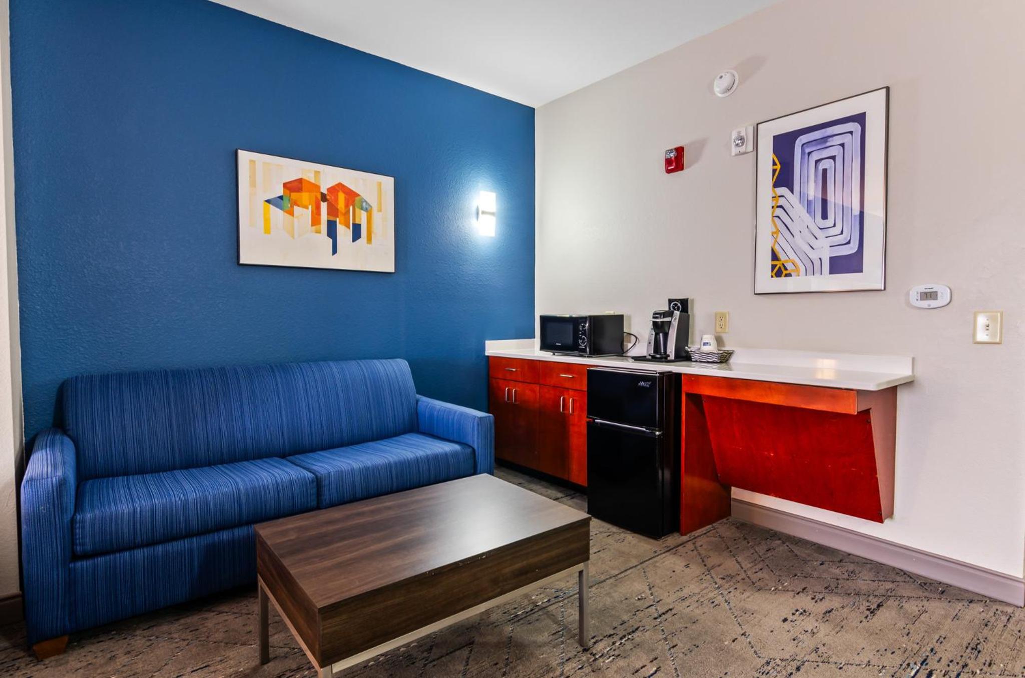 King Suite with Mobility Accessible Roll-In Shower