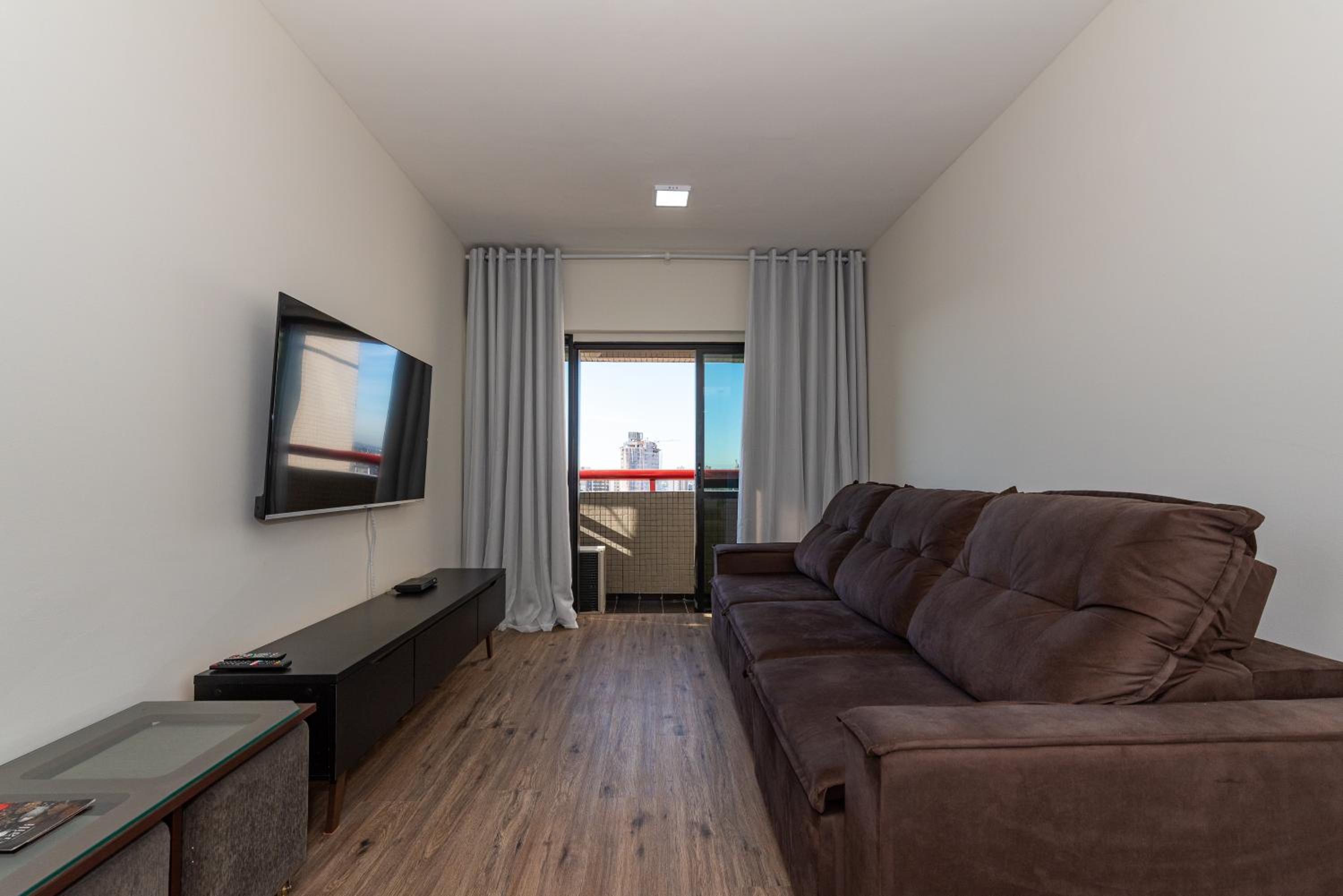 Deluxe One-Bedroom Apartment with City View