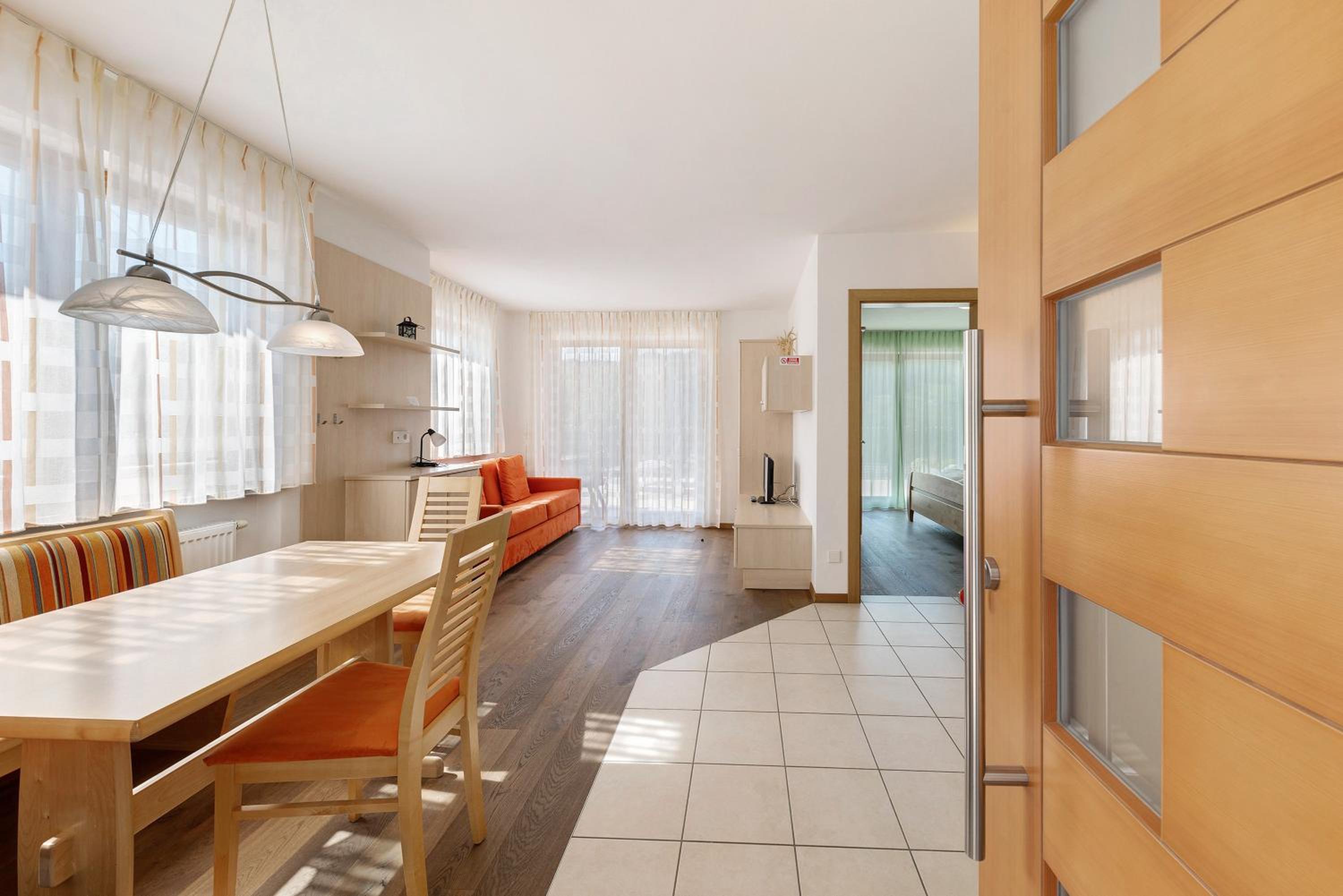 One-Bedroom Apartment with Garden View