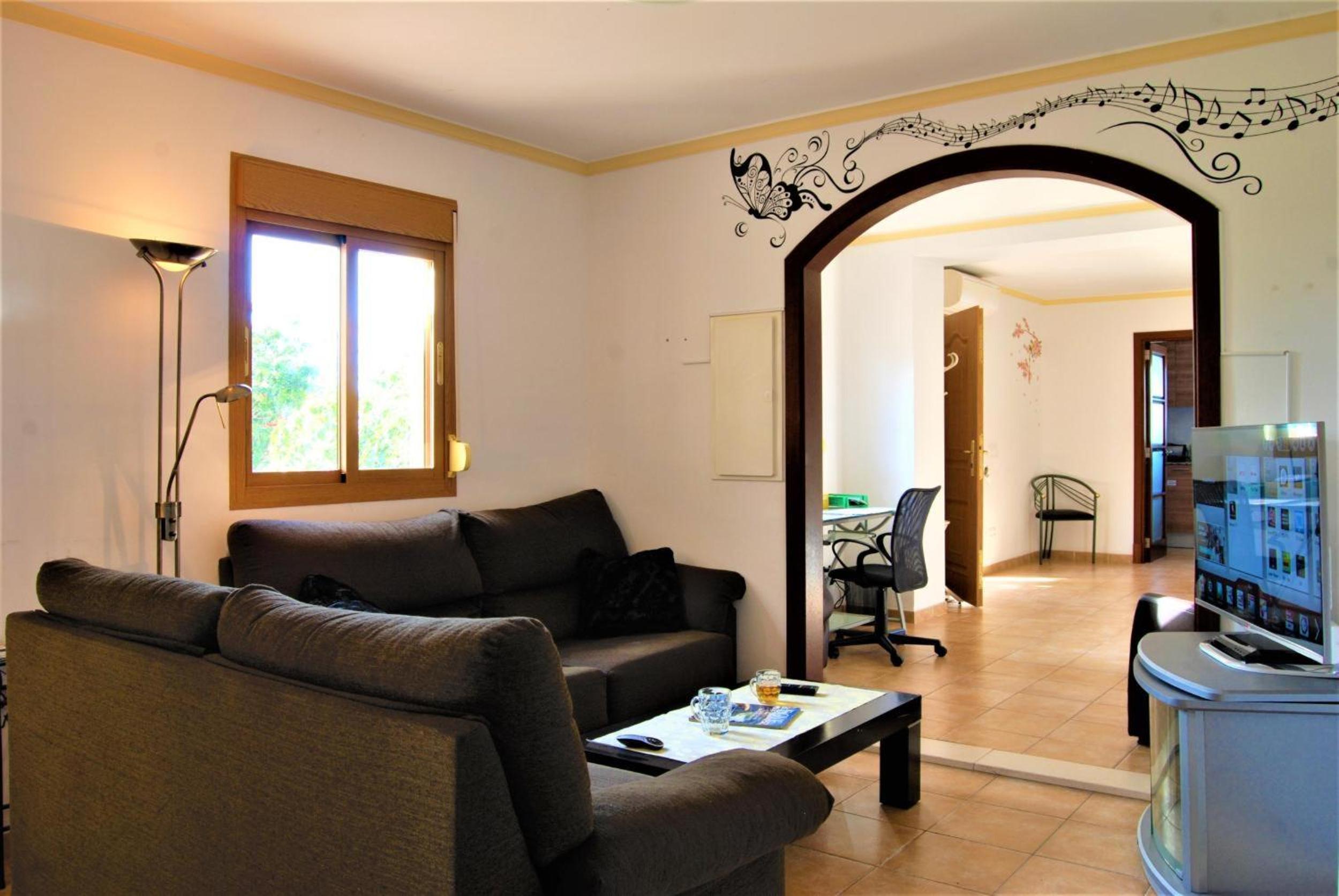 Villa con vistas al jardín