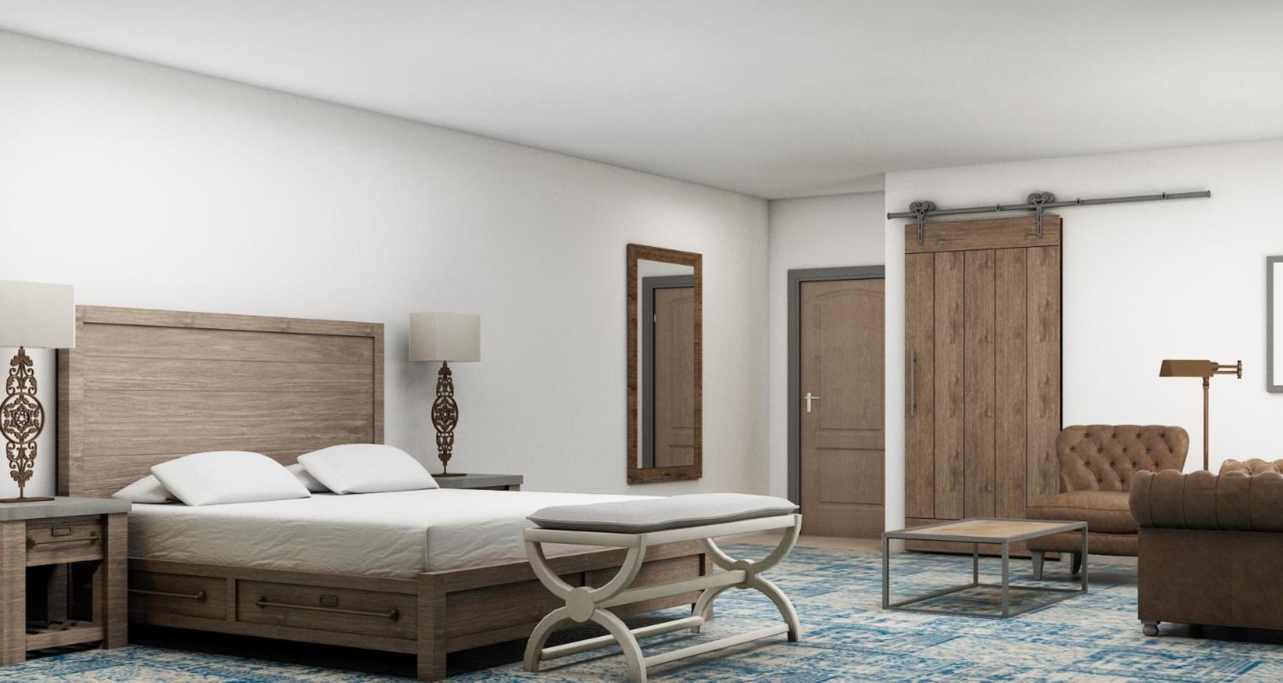 Guest Room, 1 King at Four Points by Sheraton Santa Cruz Scotts Valley in Scotts Valley