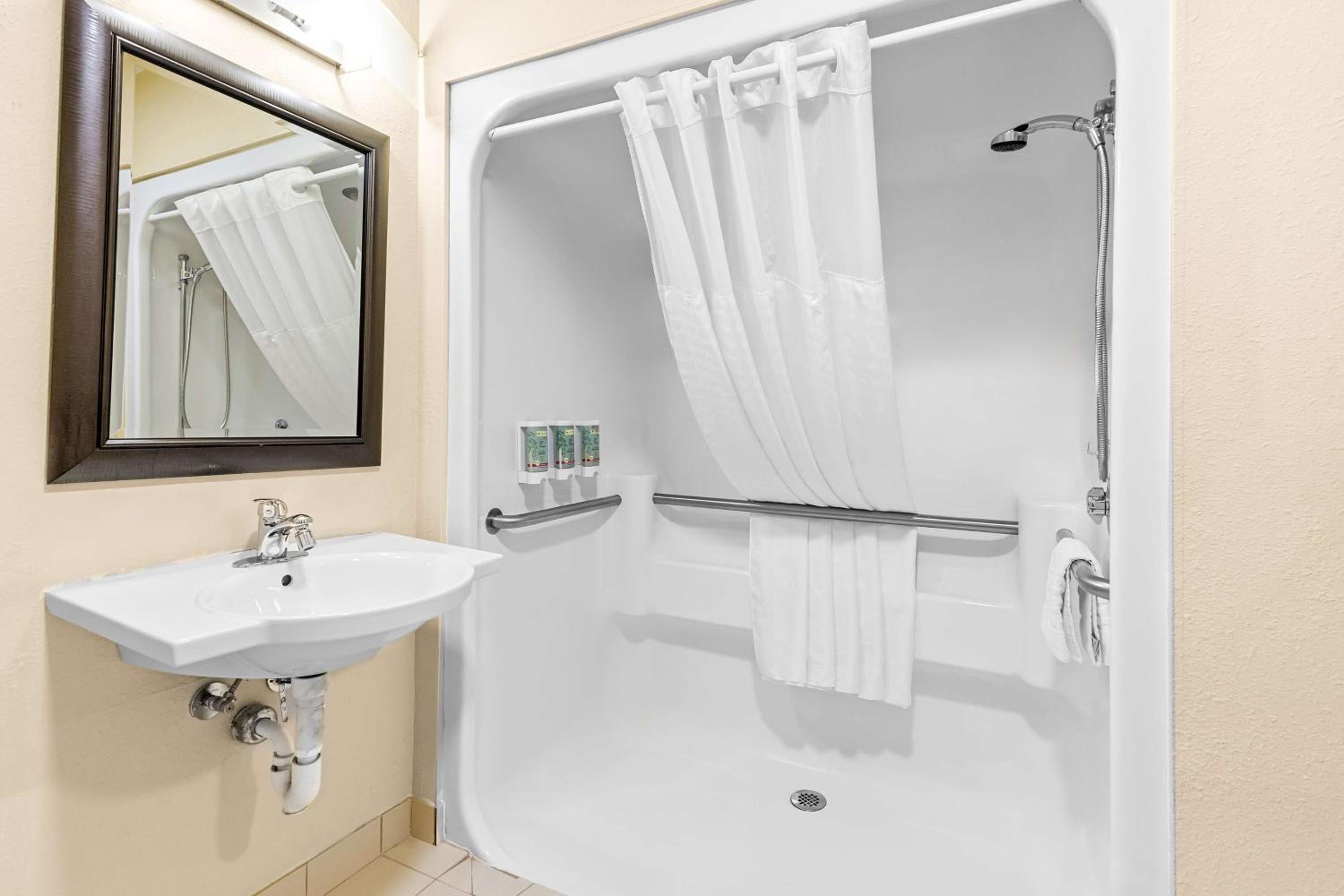 Queen Room with Roll-in Shower - Non-Smoking/Mobility Access photo 2