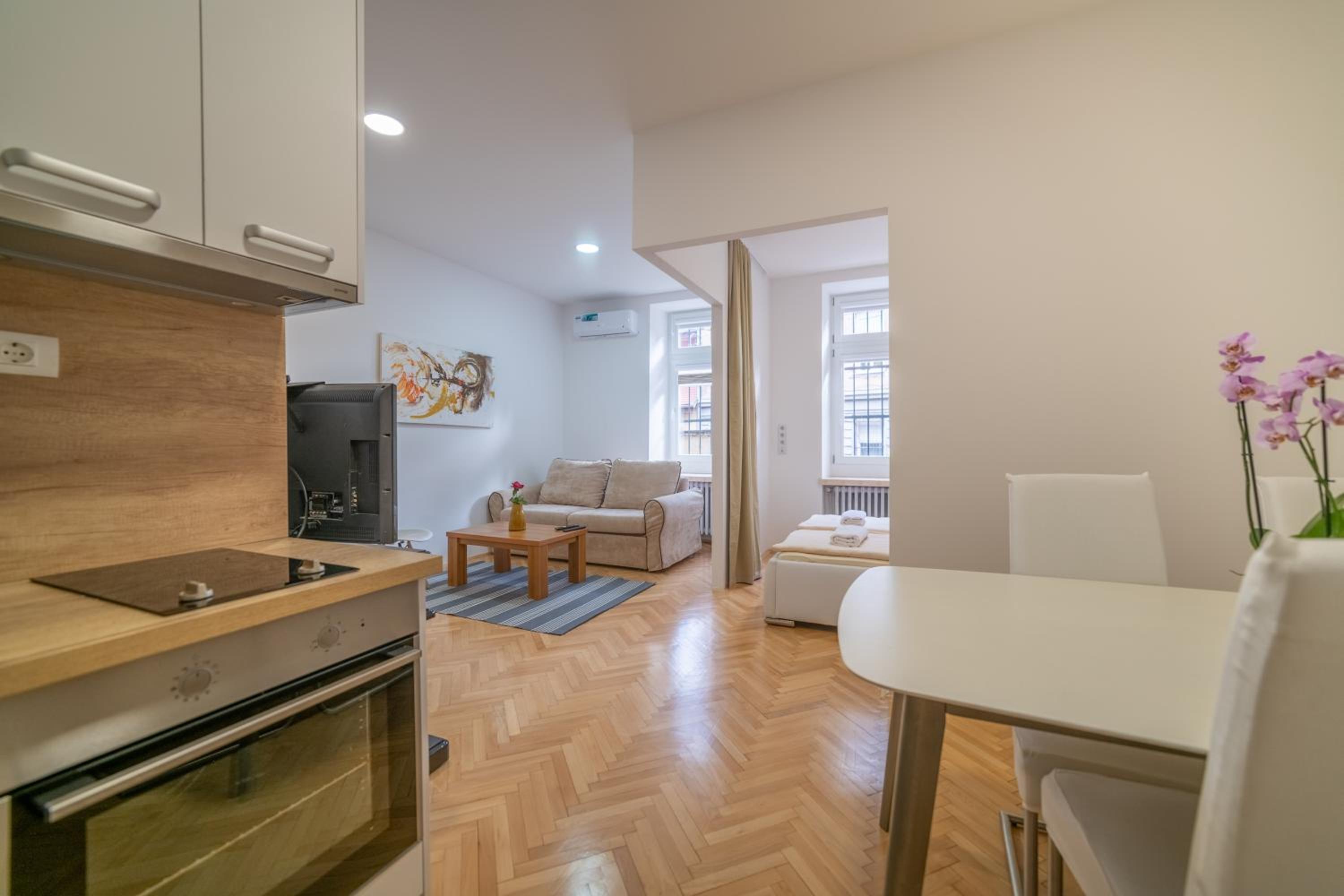 Deluxe One-Bedroom Apartment with Garden View photo 3