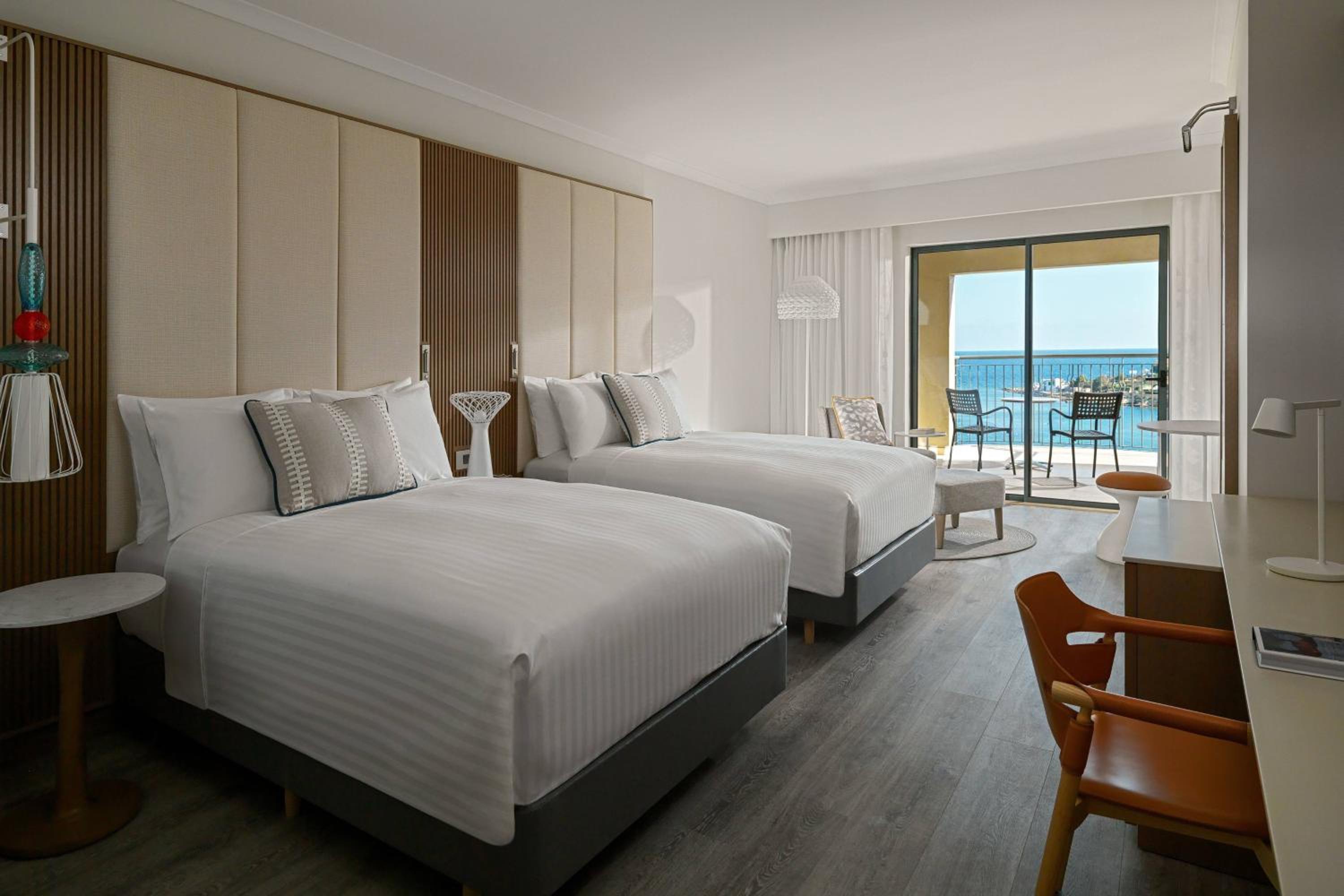 Deluxe Sea View Room, 2 Queen Beds with Balcony
