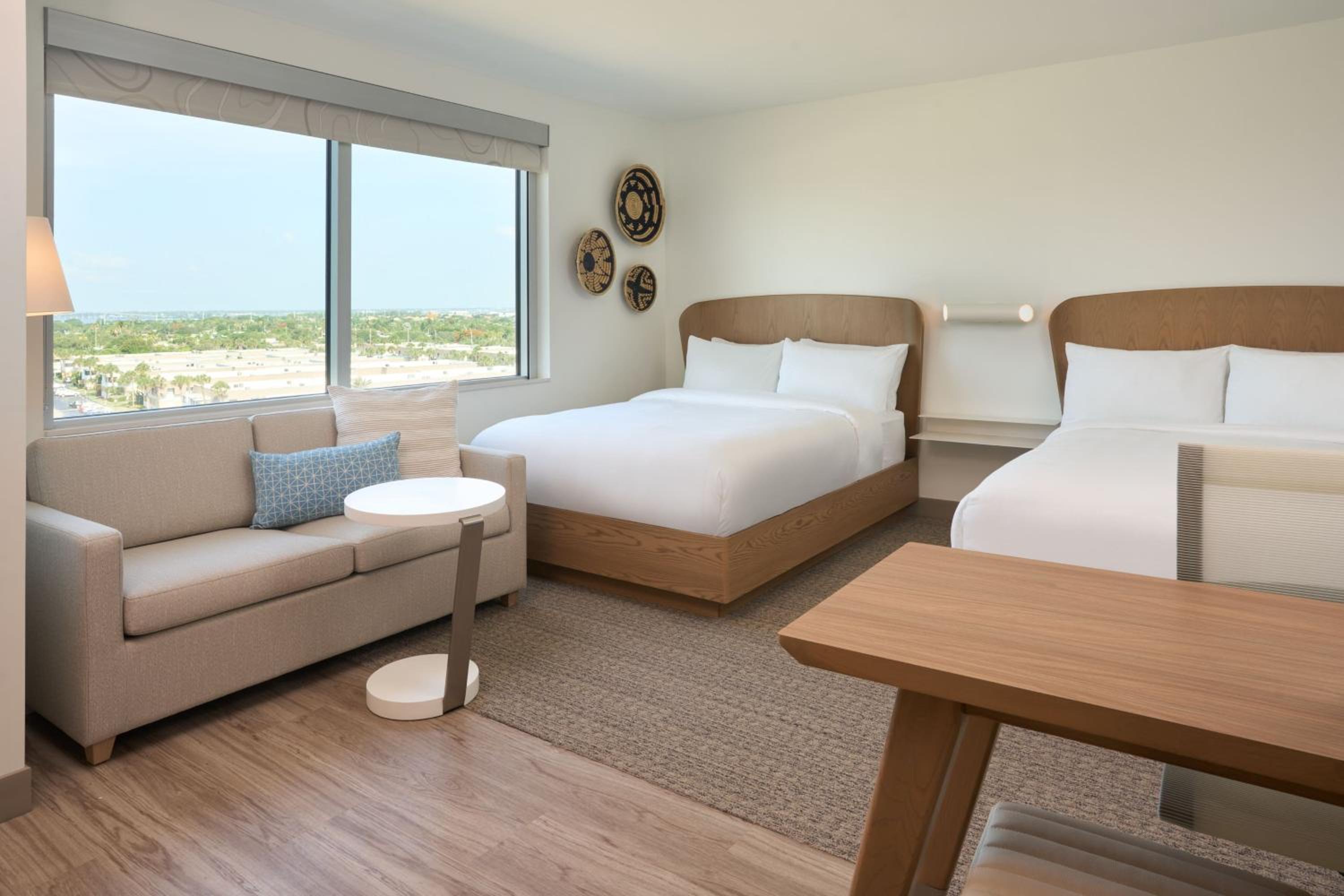 Queen Studio with Two Queen Beds and Sofa Bed