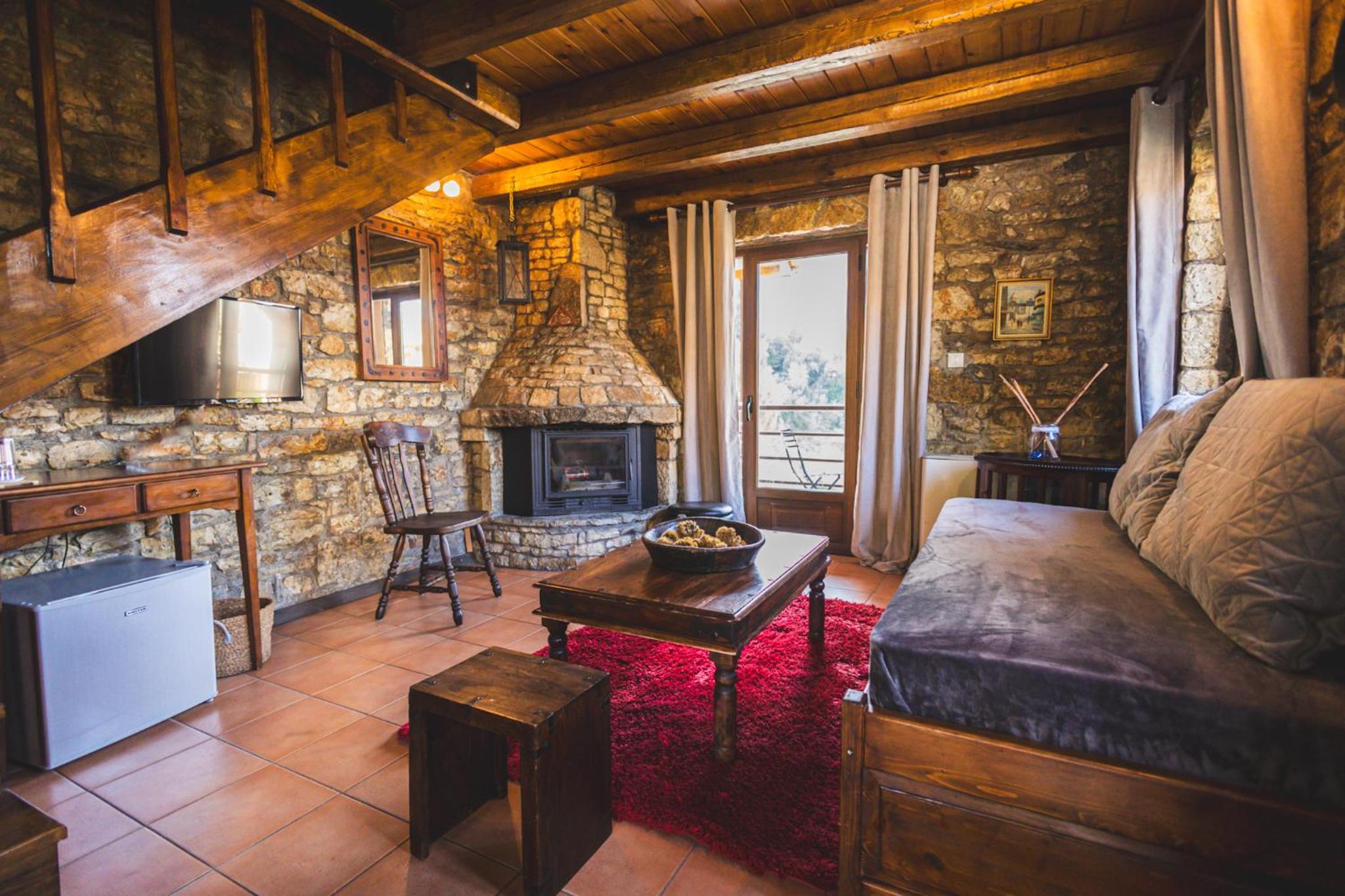 Suite with Fireplace