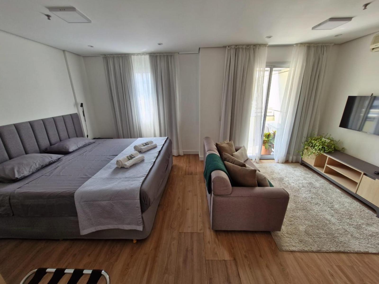 Studio with Balcony
