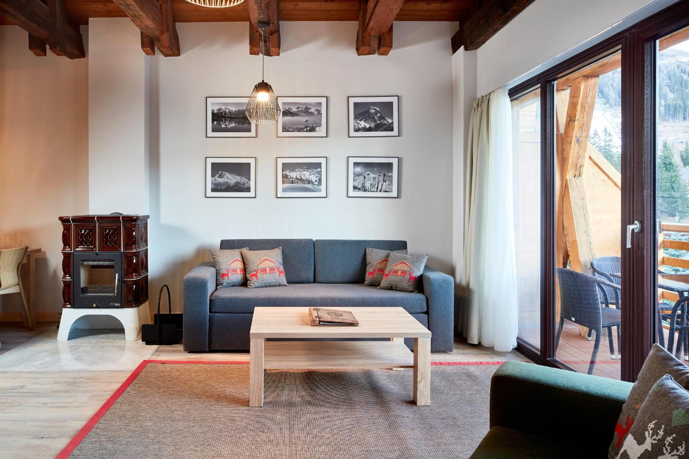 Superior Two-Bedroom Apartment with Balcony and Sauna