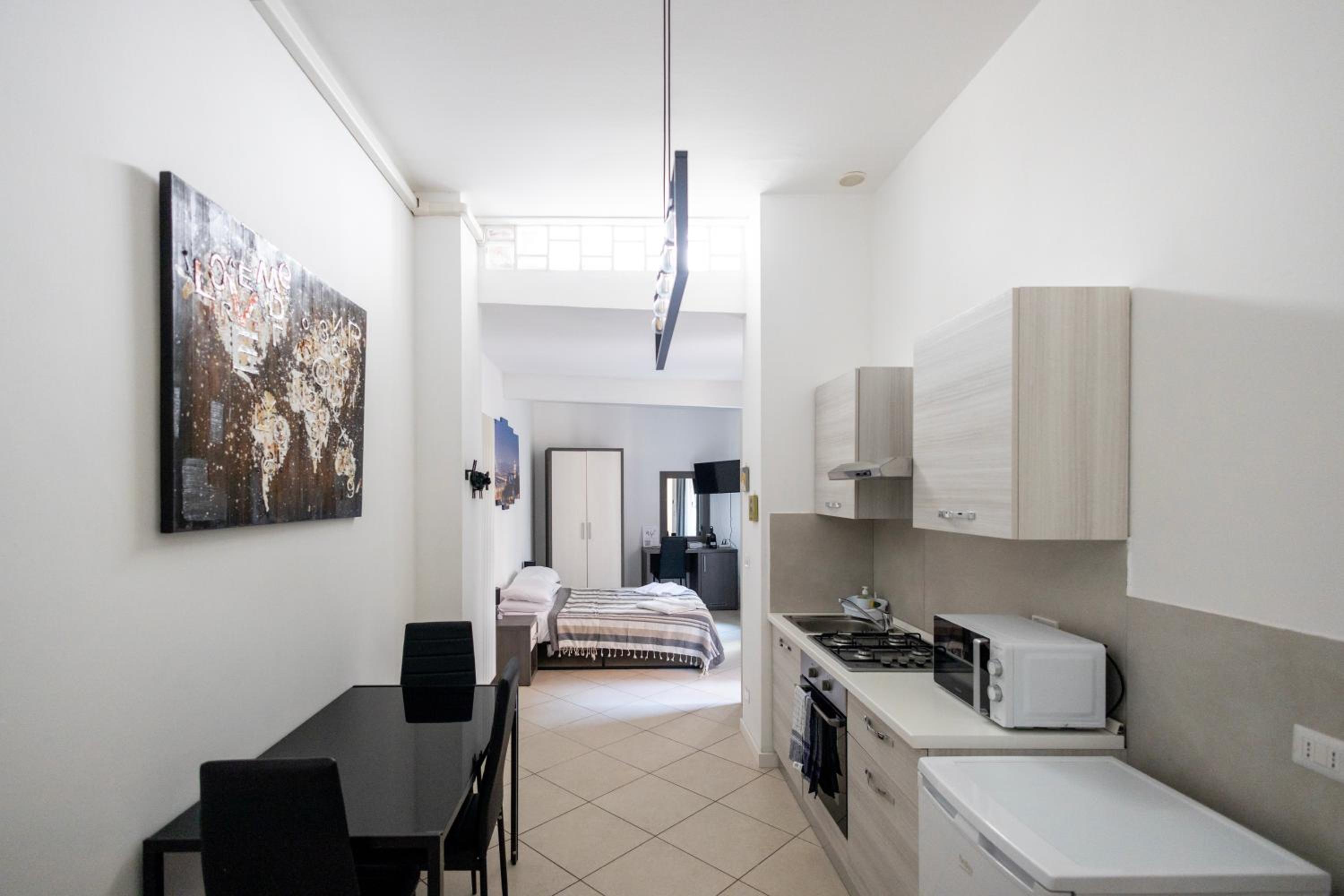 Studio Apartment With One Double Bed
