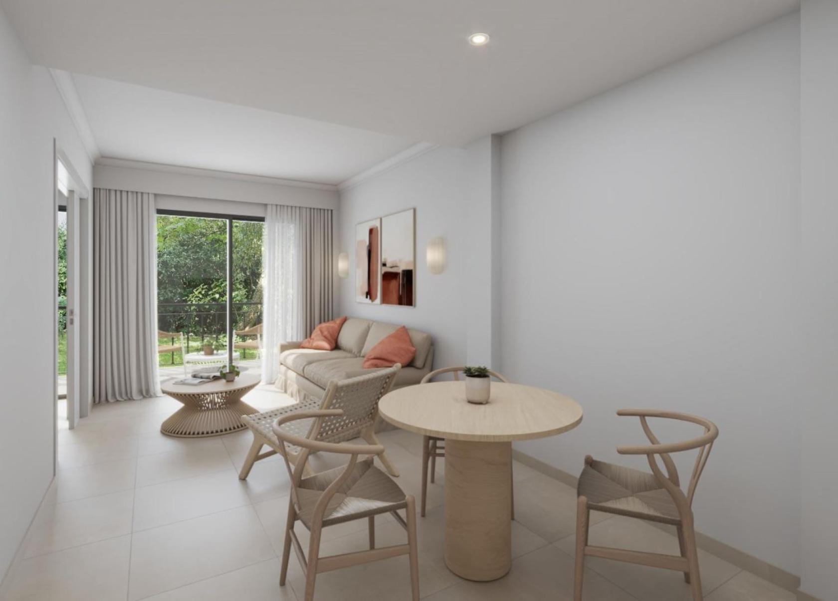 Habitación Familiar con Vista al Jardín