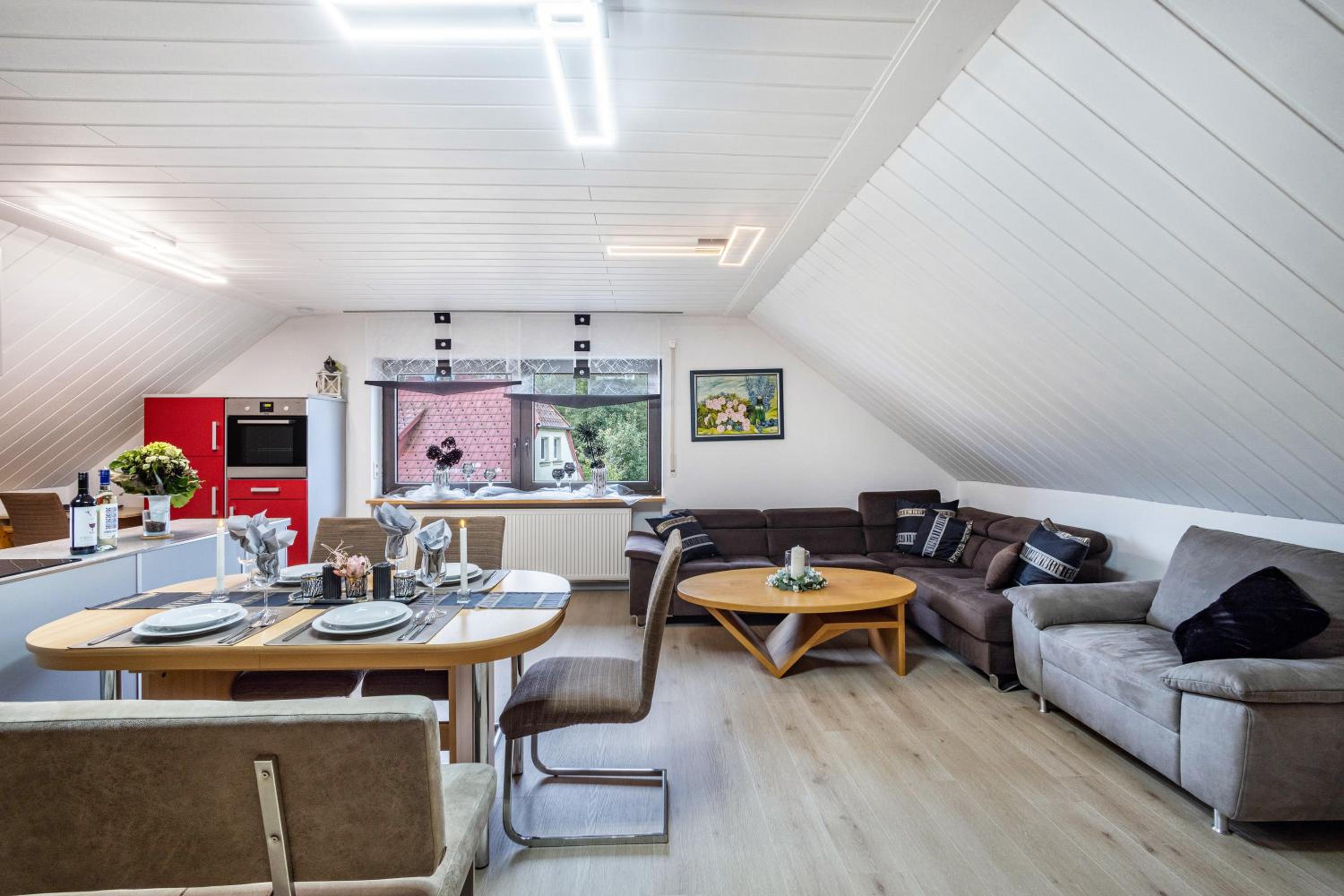 Three-Bedroom Premium Apartment with Balcony