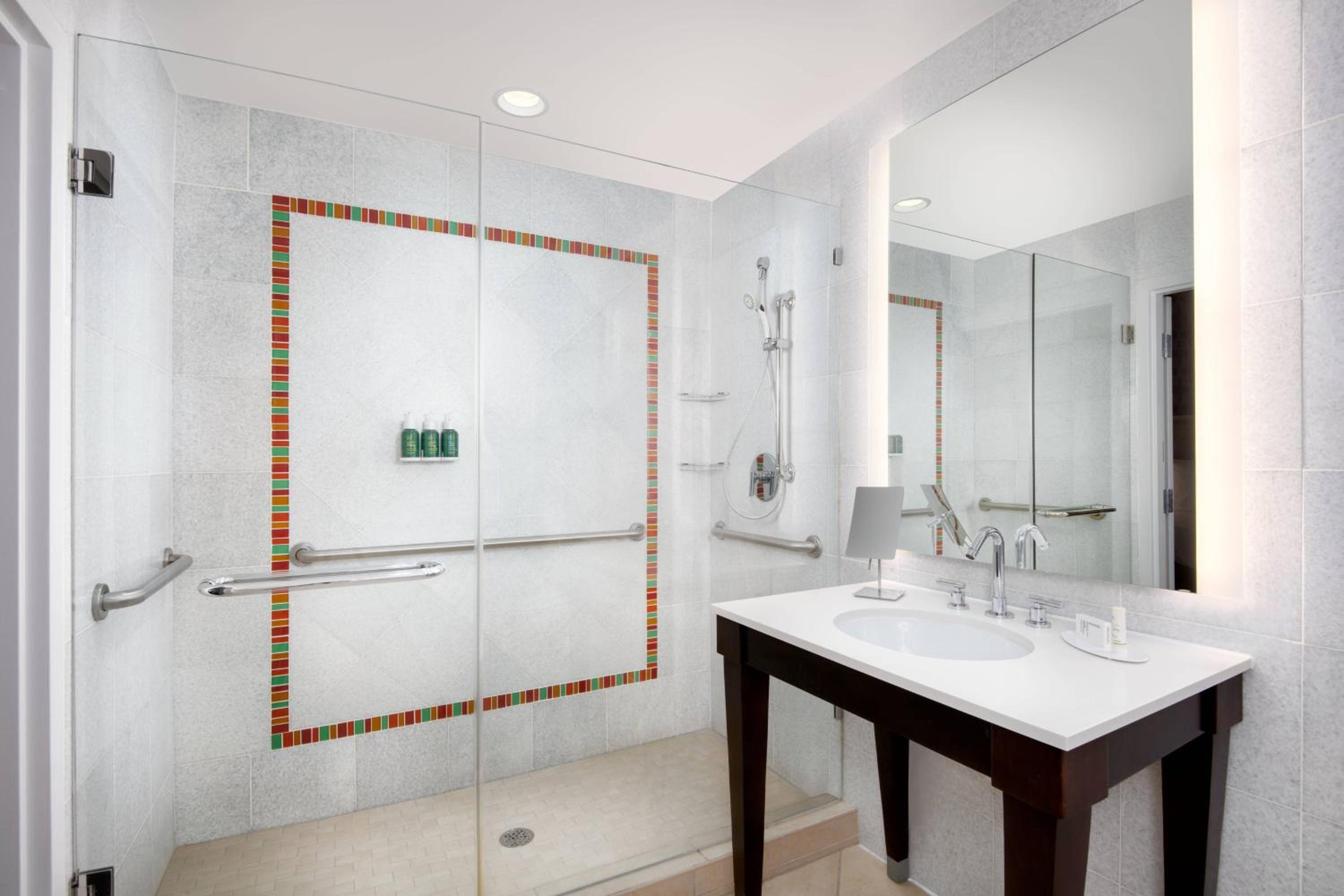 Queen Room with Two Queen Beds and Roll-in Shower - Mobility and Hearing Accessible