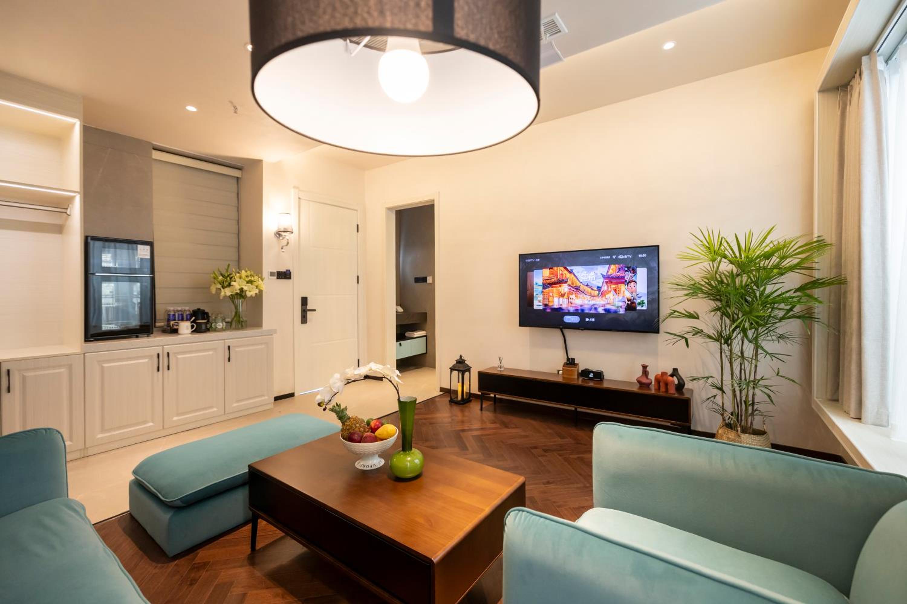 Two-bedroom, one-bathroom suite